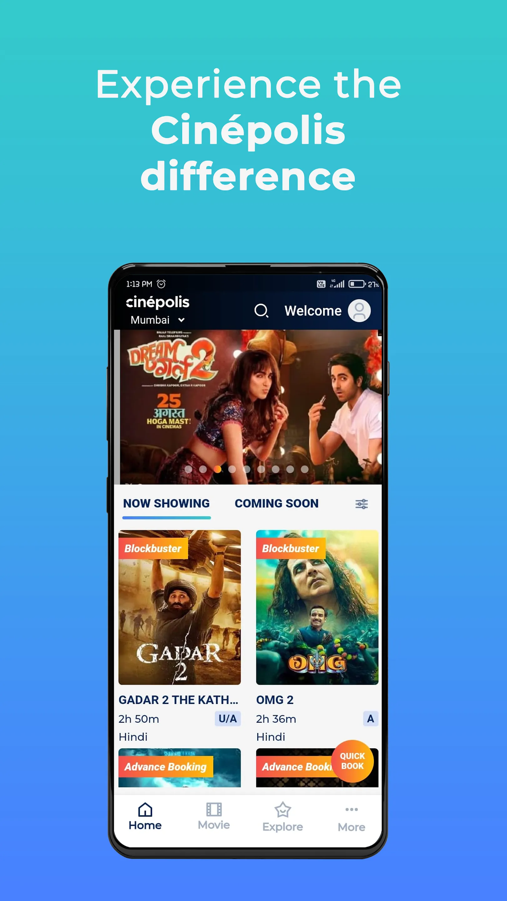 Cinépolis India | Indus Appstore | Screenshot