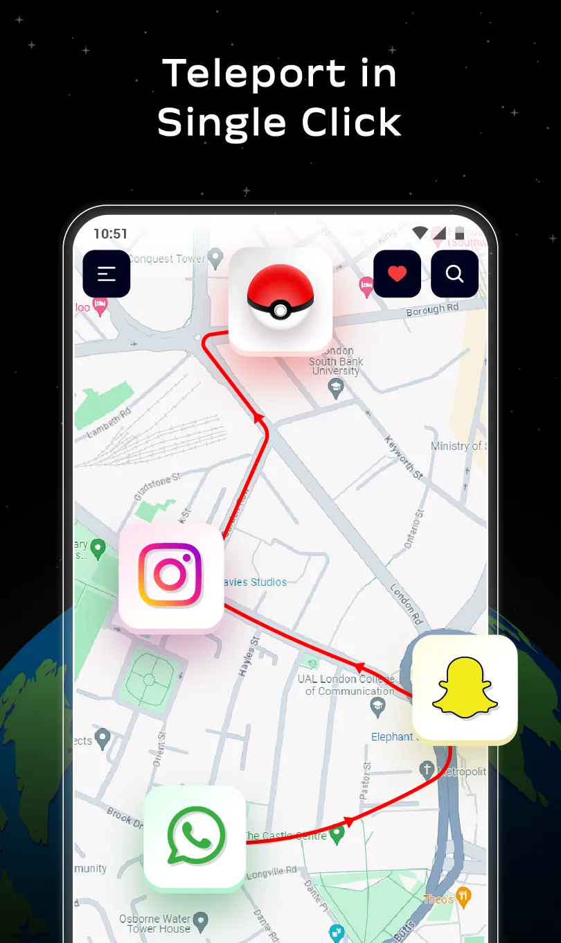 Fake GPS Location Changer | Indus Appstore | Screenshot