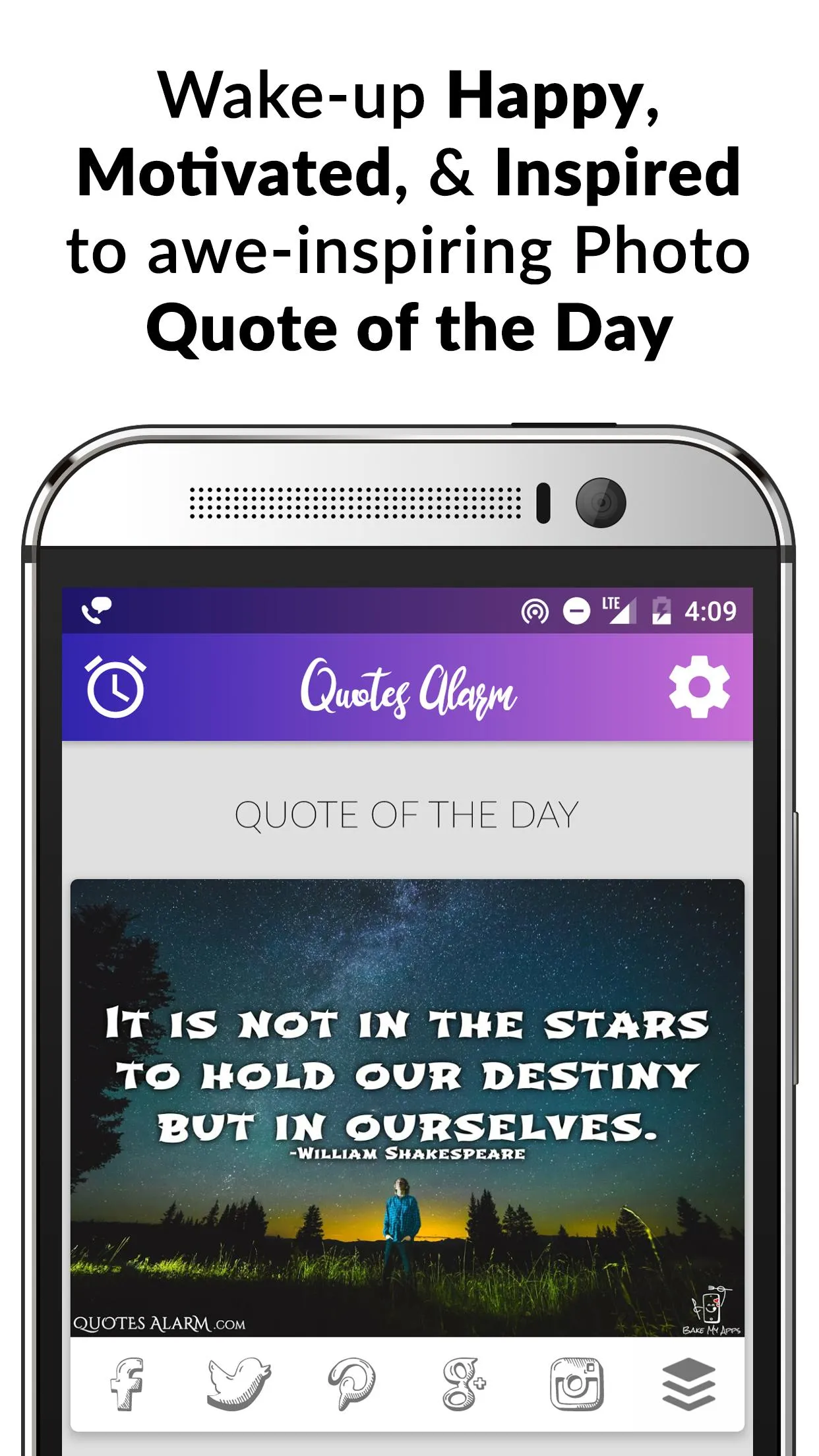 Quotes Alarm -Daily Motivation | Indus Appstore | Screenshot