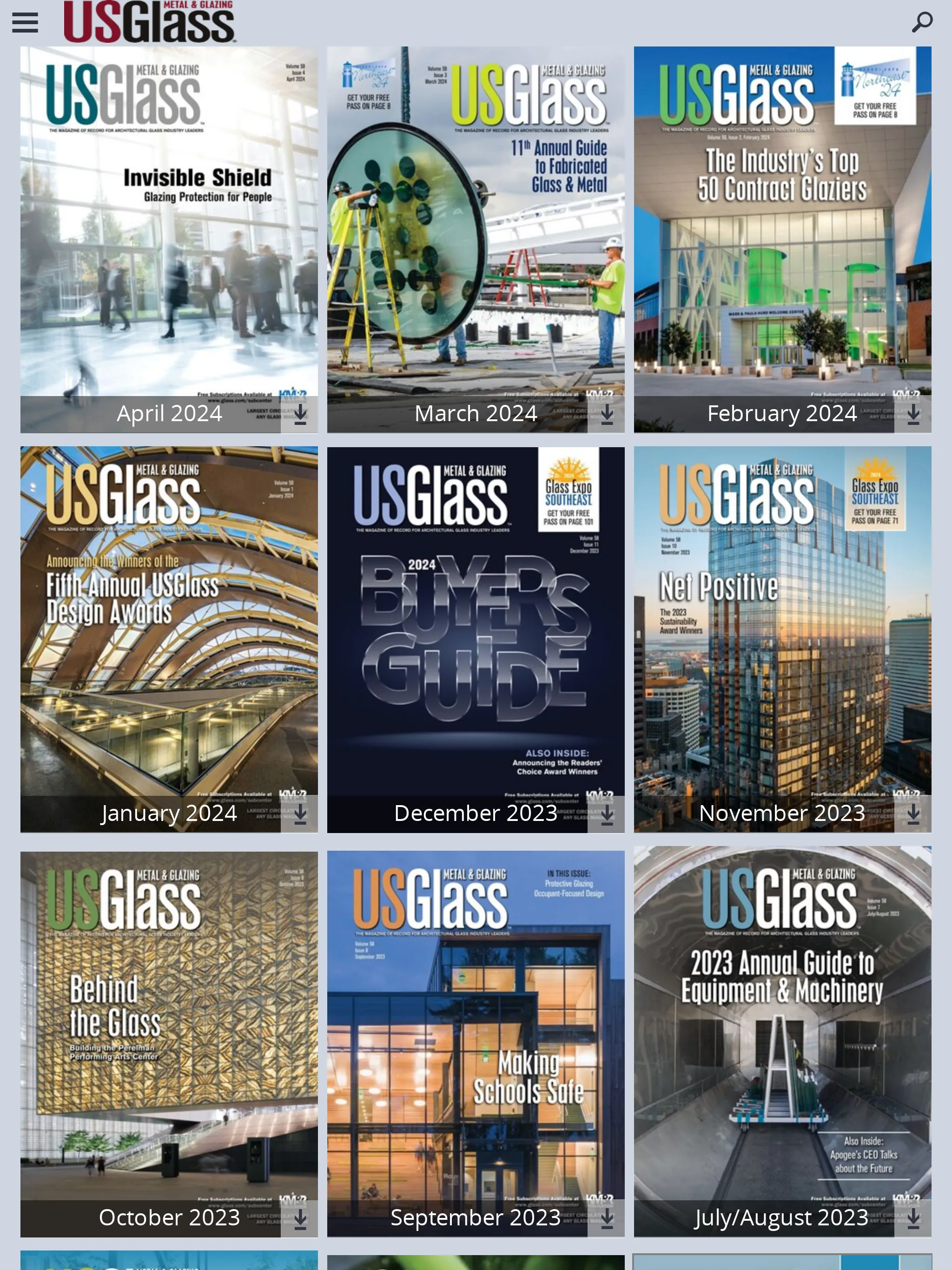 USGlass Mag | Indus Appstore | Screenshot