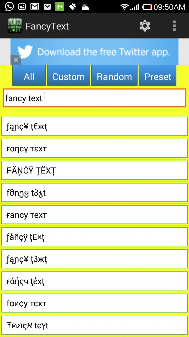 Fancy Text | Indus Appstore | Screenshot