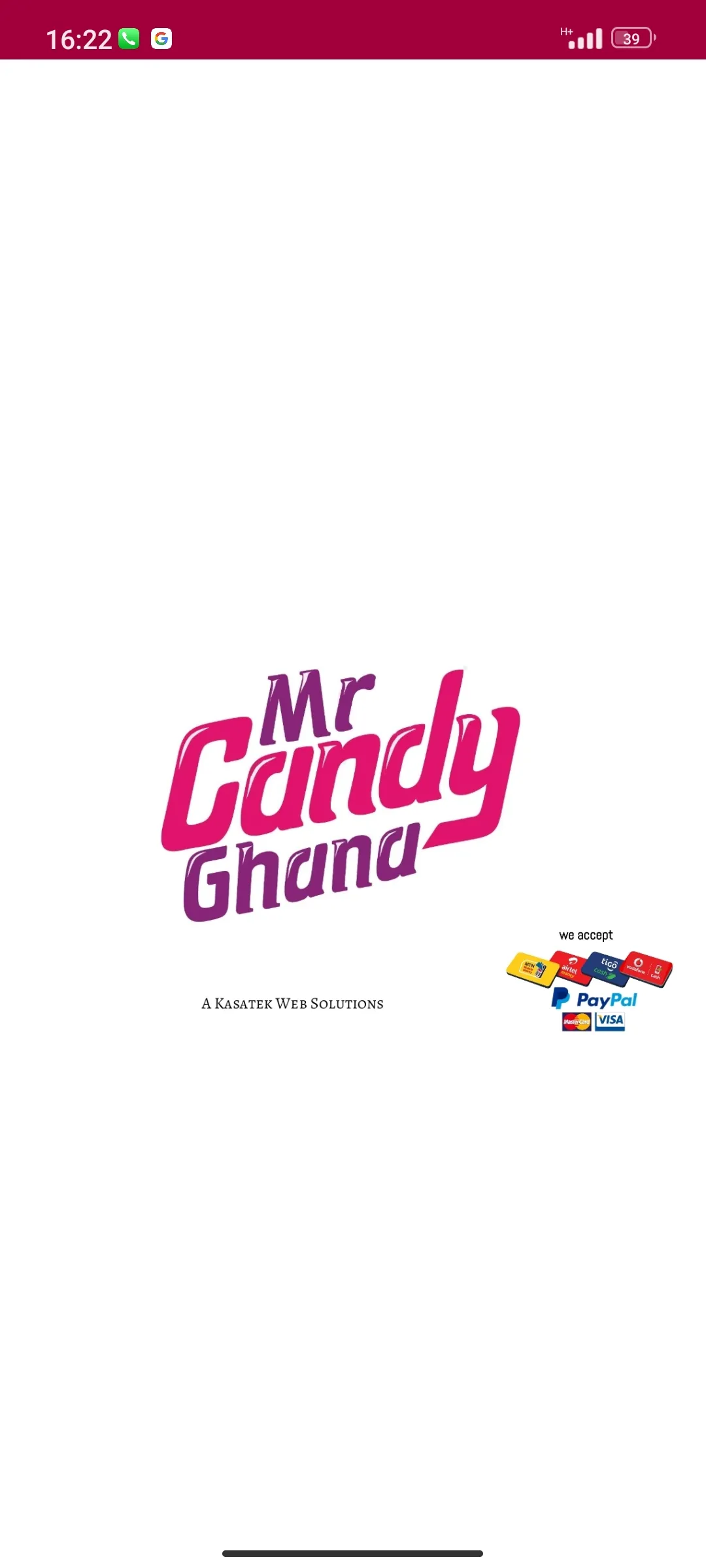 Mr CANDY GHANA : Food Delivery | Indus Appstore | Screenshot