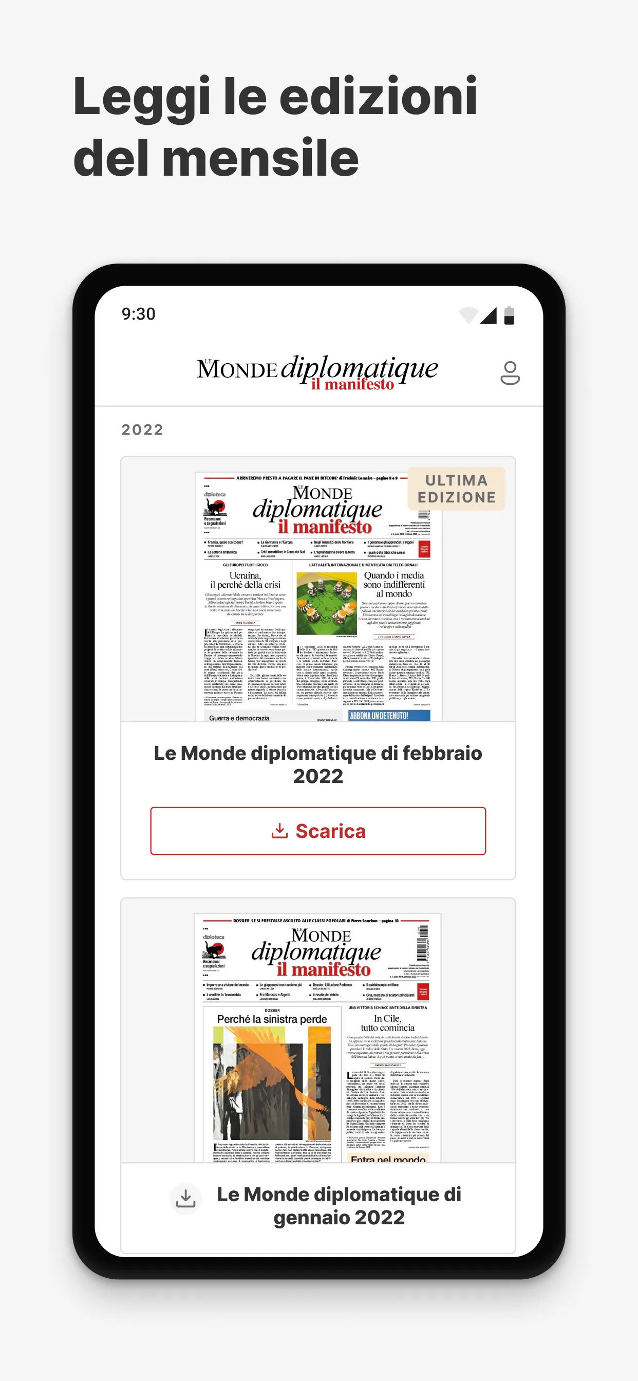 Le Monde diplomatique Italia | Indus Appstore | Screenshot