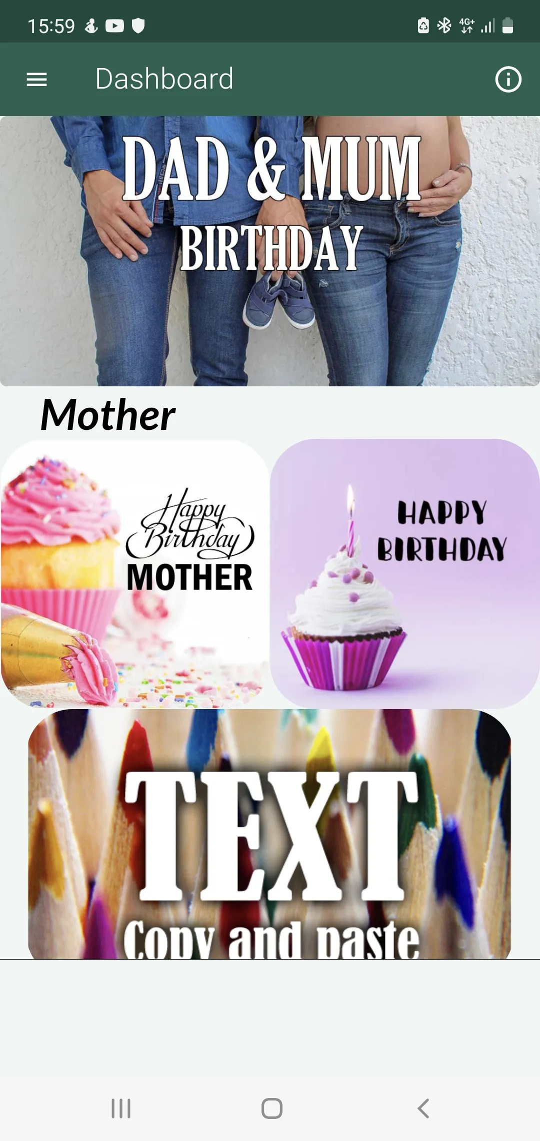 MUM & DAD HAPPY BIRTHDAY | Indus Appstore | Screenshot