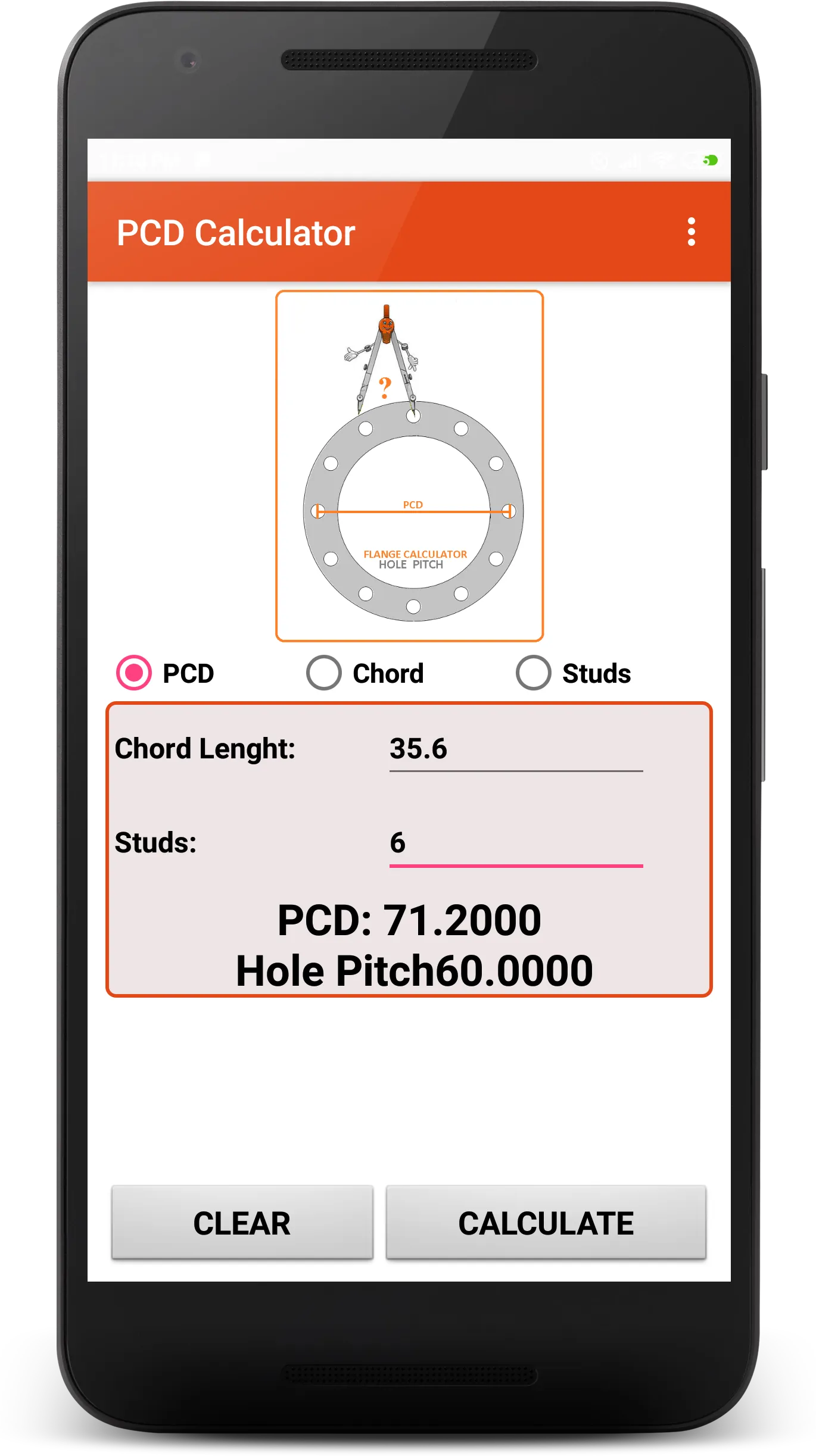 PCD Calculator | Indus Appstore | Screenshot