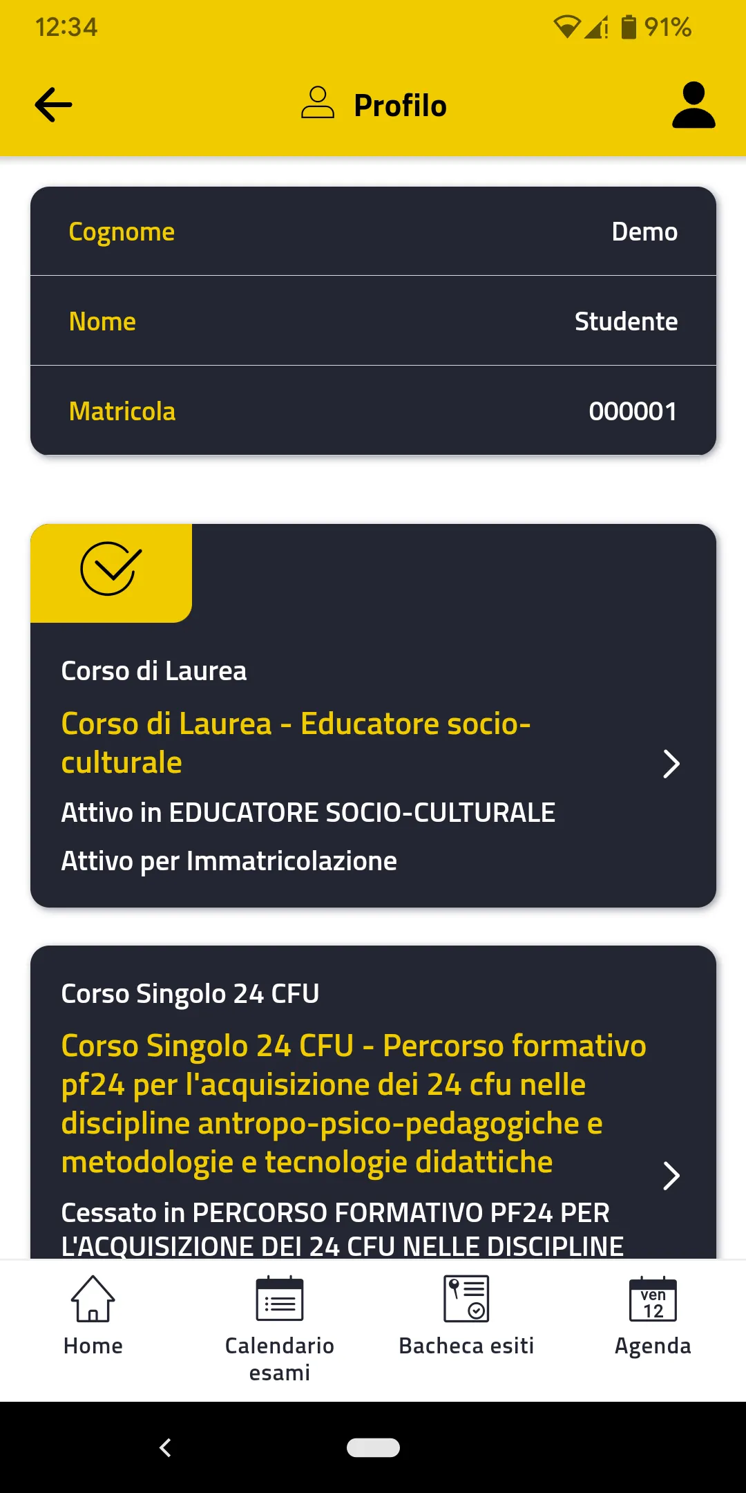 myuniSalento | Indus Appstore | Screenshot