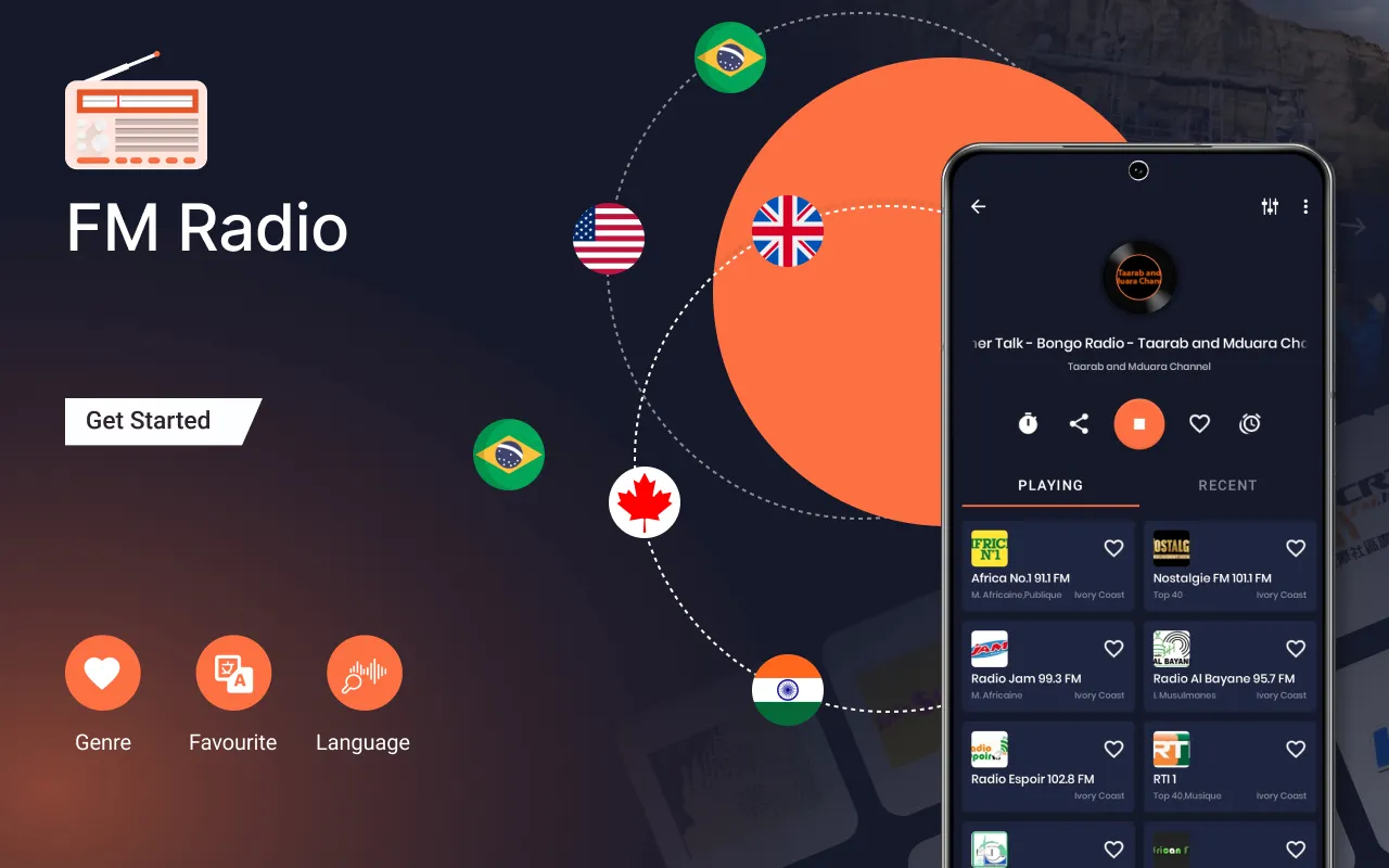 Radio Fm Without Earphone | Indus Appstore | Screenshot