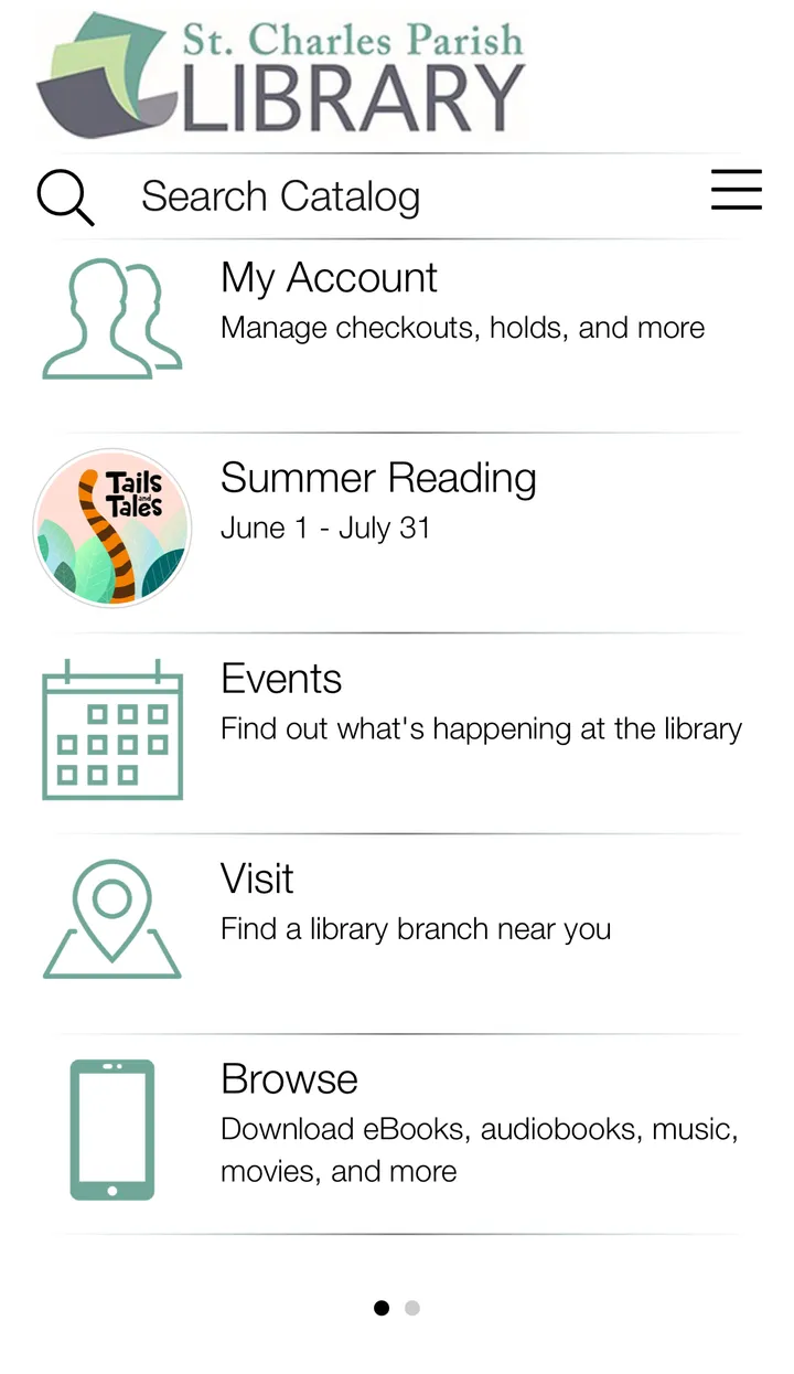 St. Charles Parish Library | Indus Appstore | Screenshot