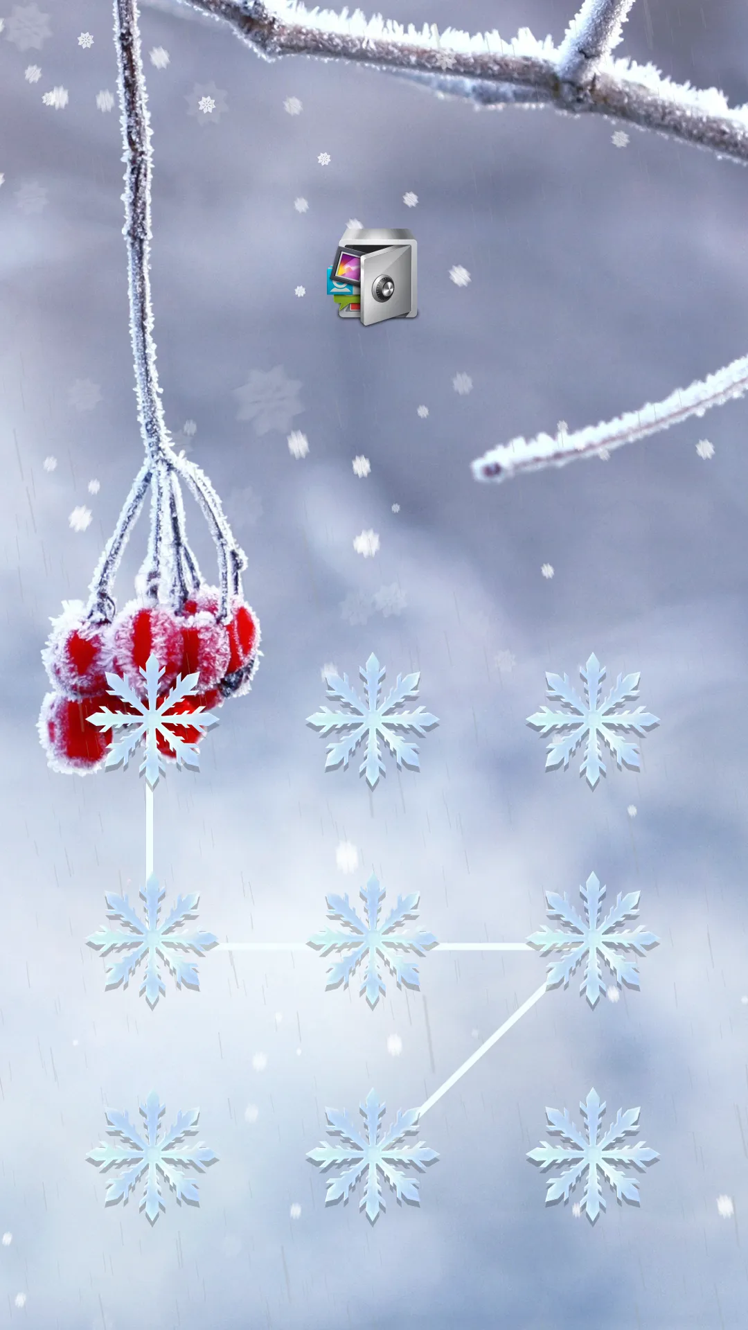 AppLock Live Theme Winter | Indus Appstore | Screenshot