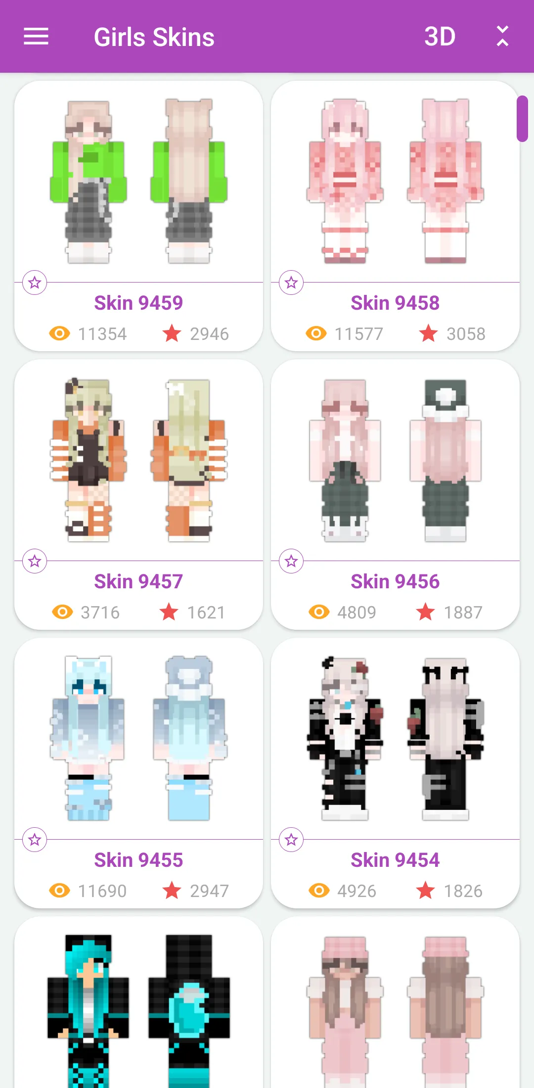 Girls Skins for Minecraft PE | Indus Appstore | Screenshot