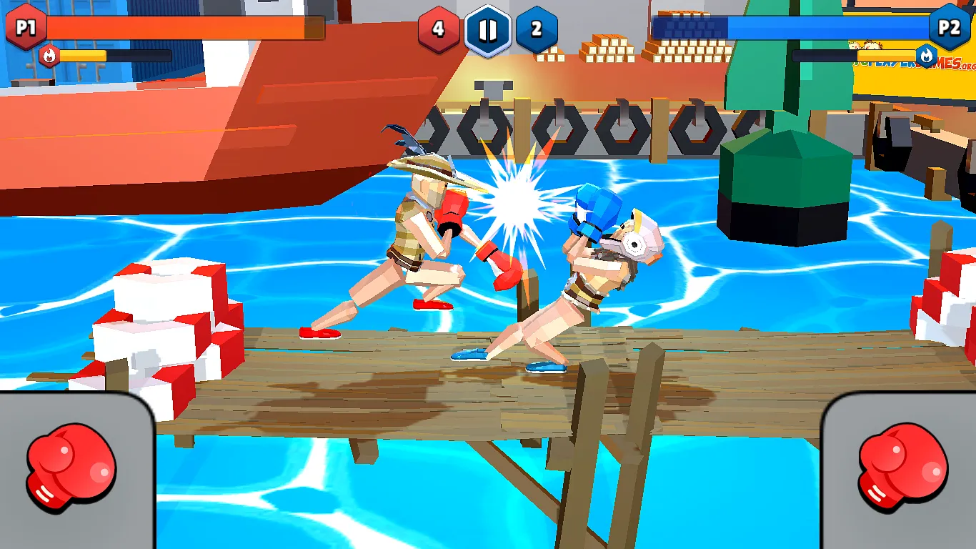 Ragdoll Wrestlers - 2 Player | Indus Appstore | Screenshot