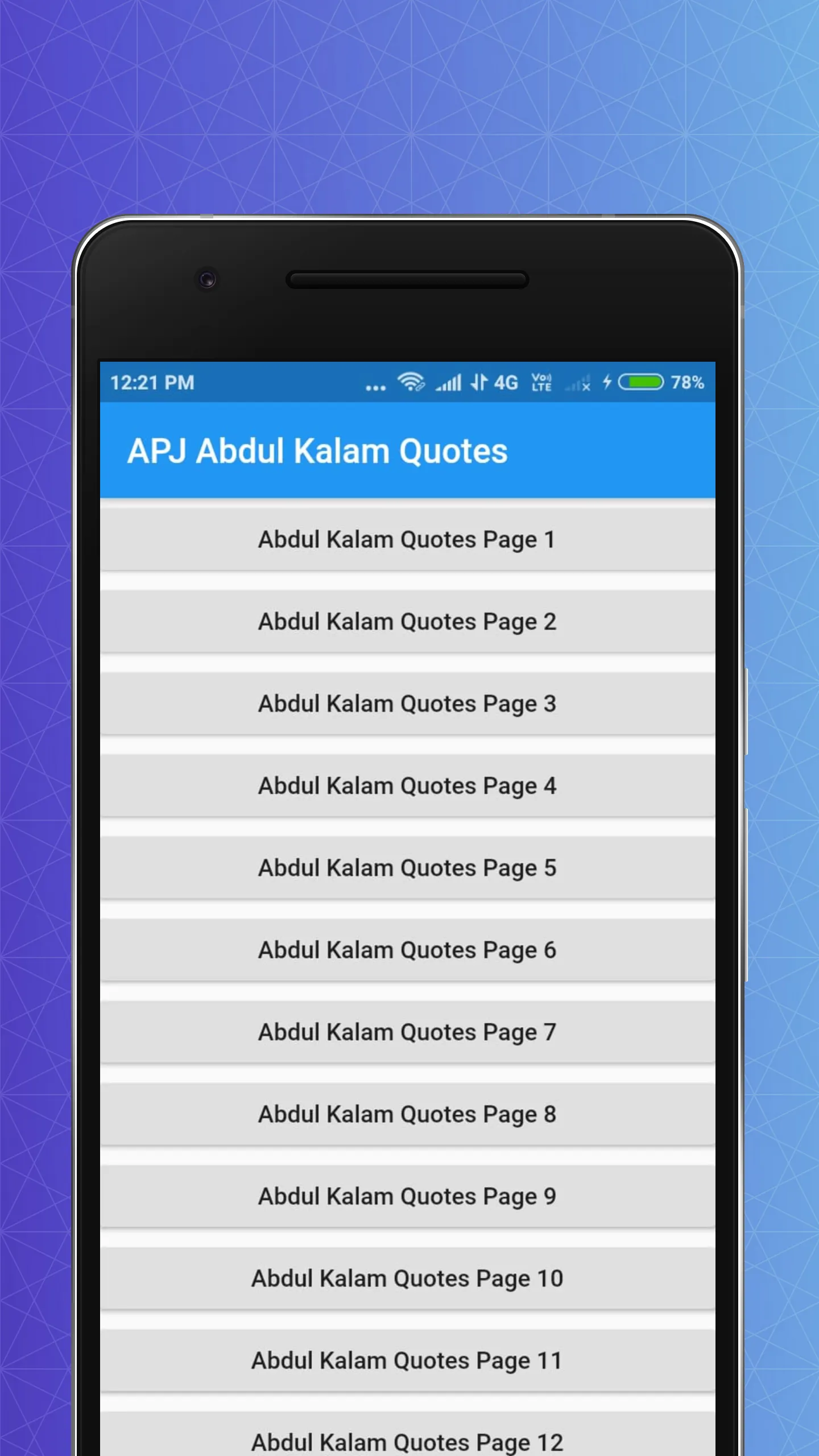 APJ Abdul Kalam Quotes | Indus Appstore | Screenshot