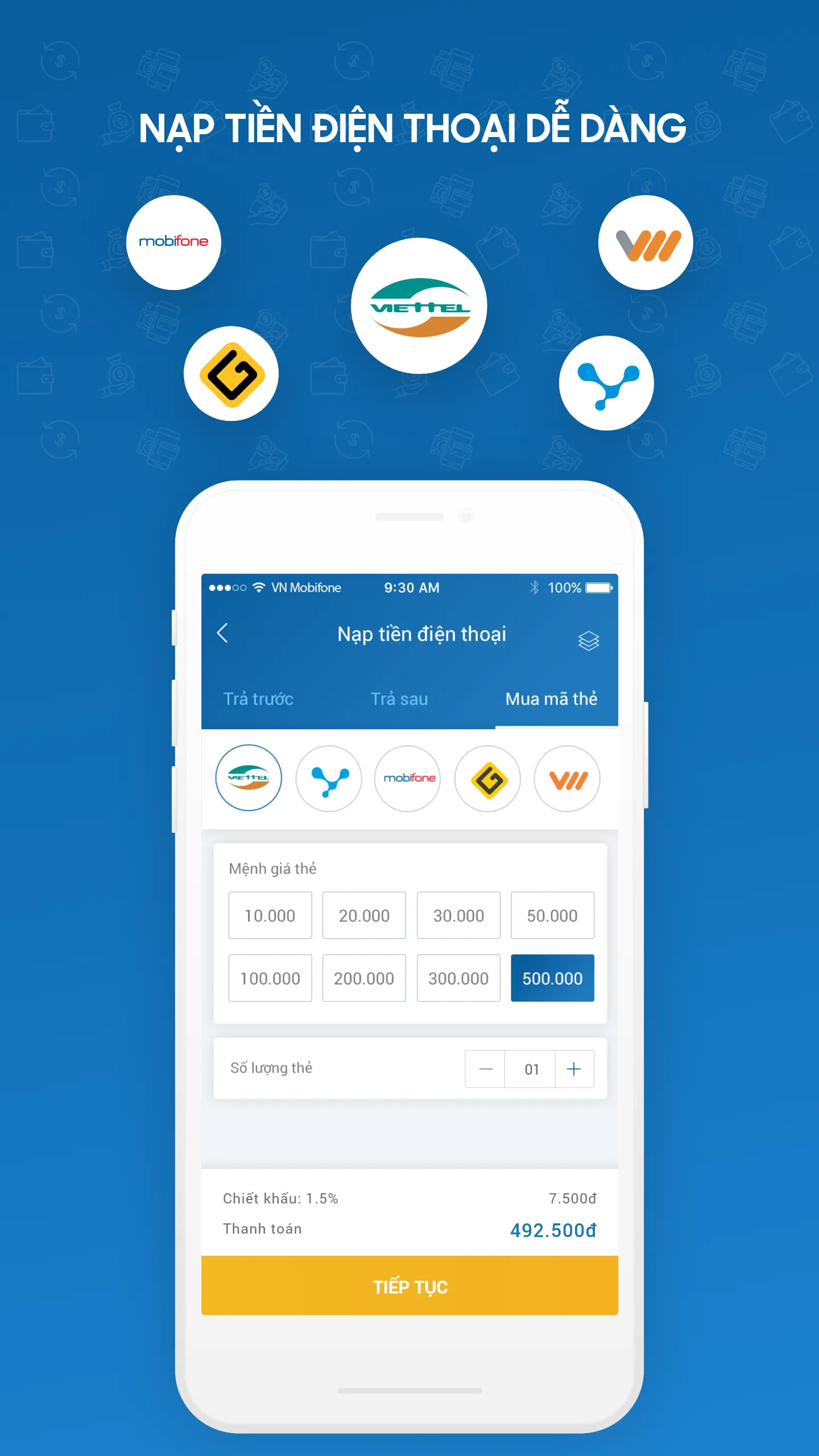 VIMO Ví điện tử Chuyển tiền | Indus Appstore | Screenshot