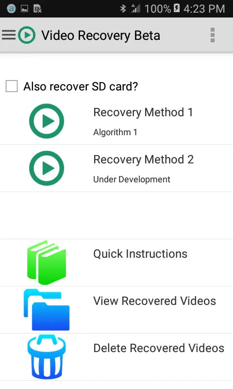 Video Recovery | Indus Appstore | Screenshot