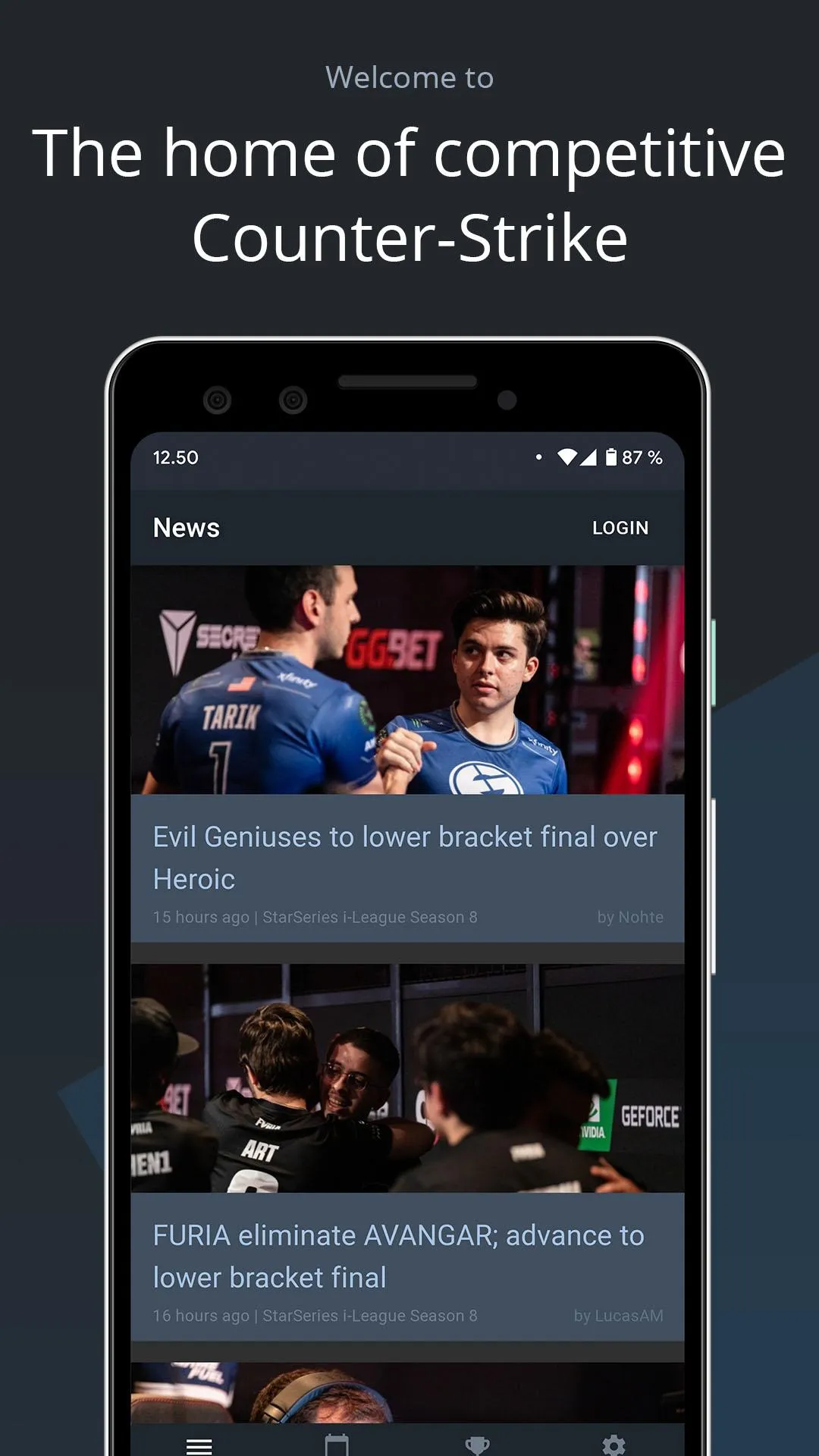 HLTV.org | Indus Appstore | Screenshot