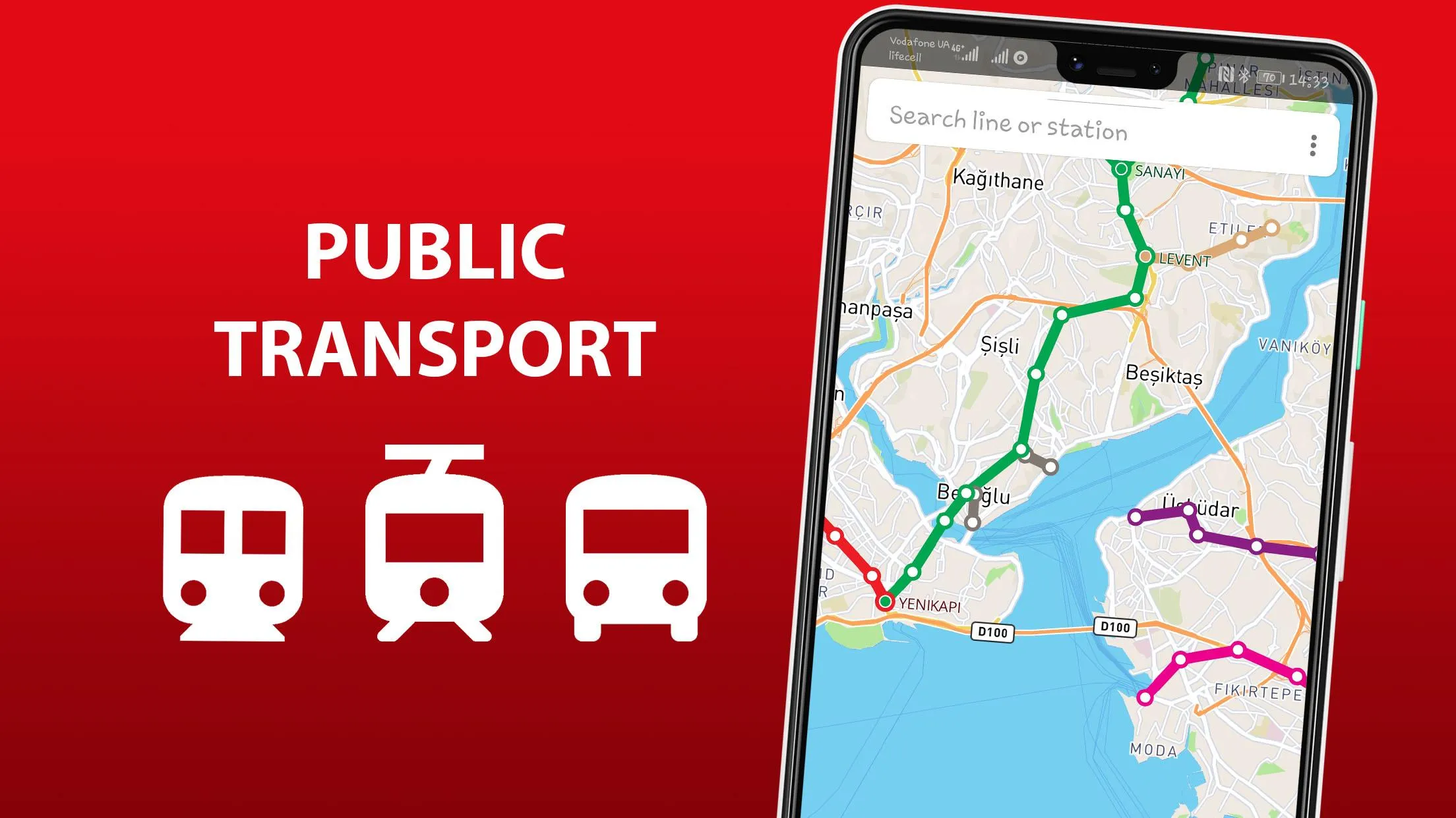 Public transport map Istanbul | Indus Appstore | Screenshot