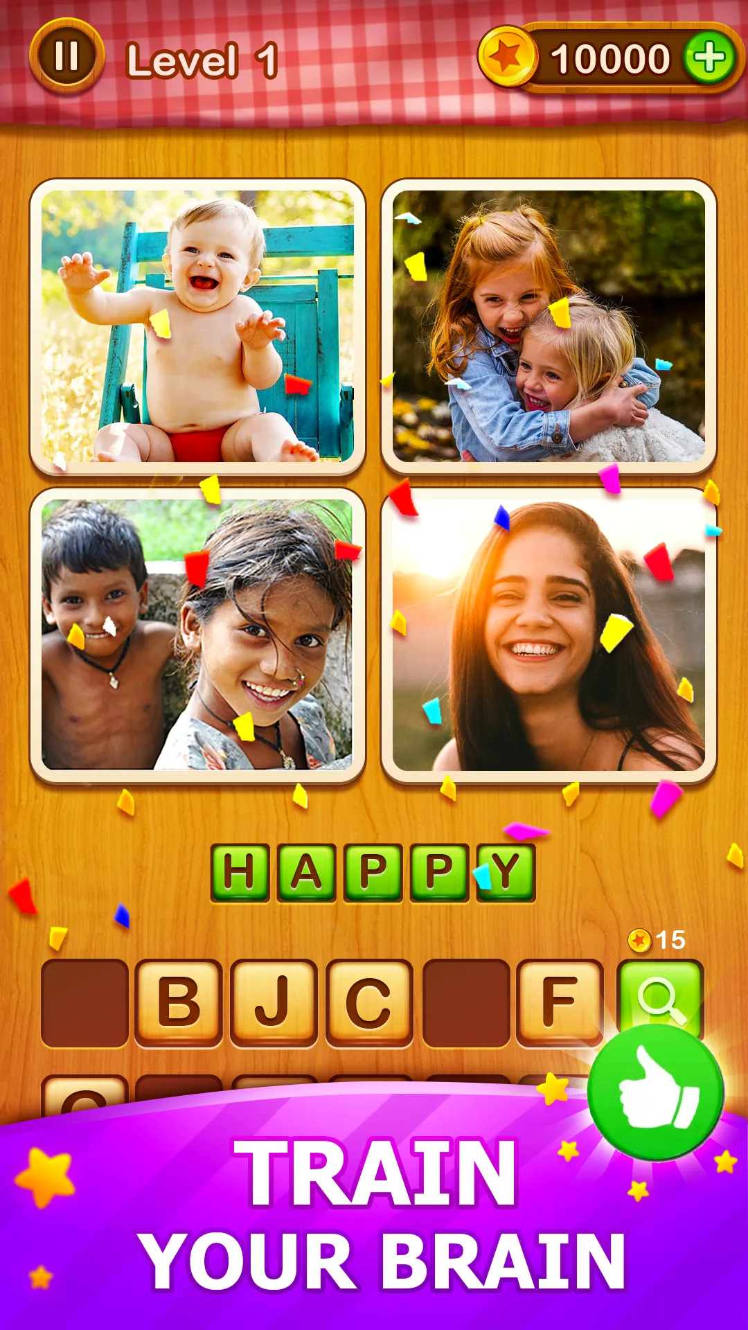 4 Pics Guess Word -Puzzle Game | Indus Appstore | Screenshot