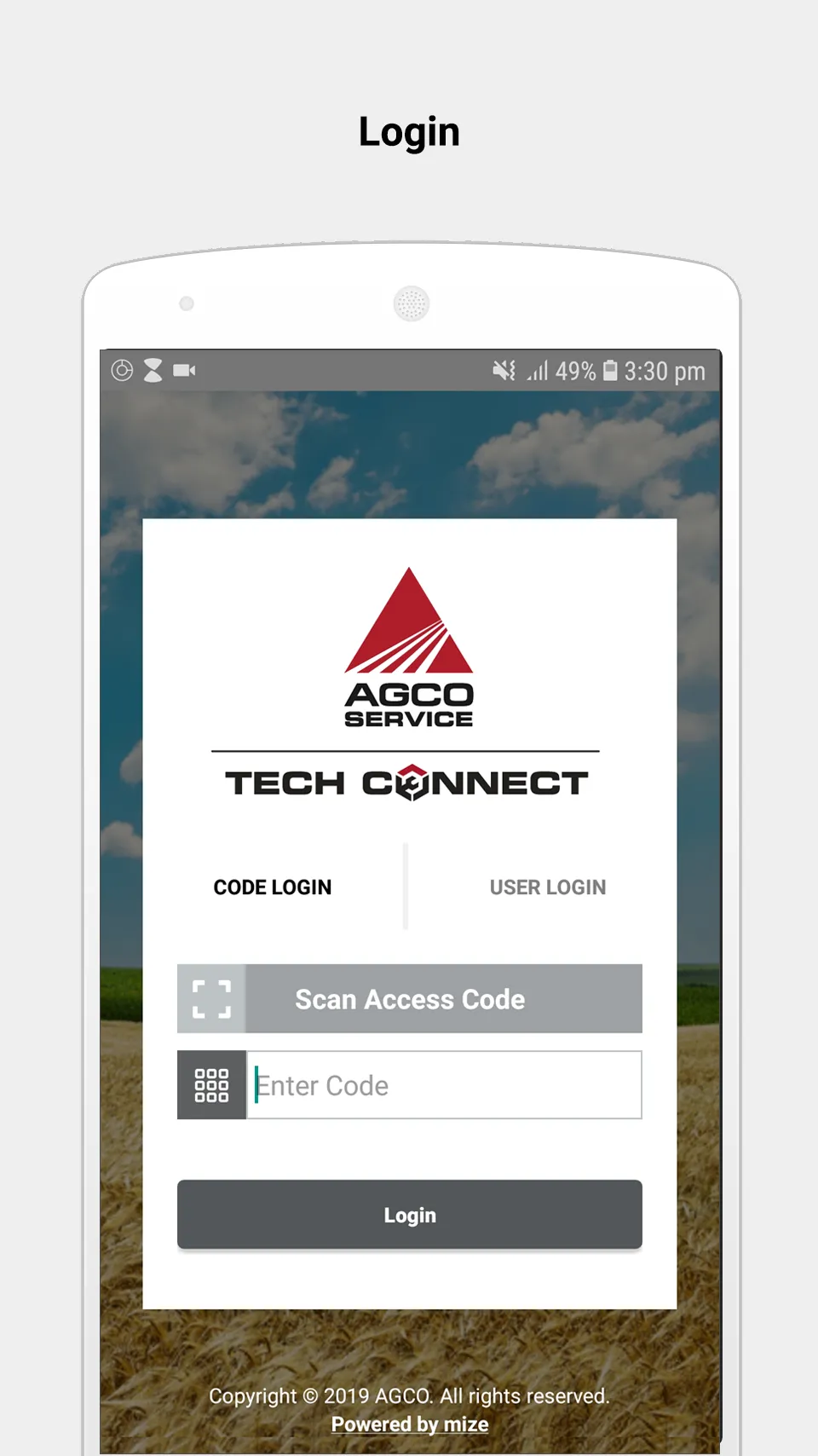 AGCO Tech Connect | Indus Appstore | Screenshot