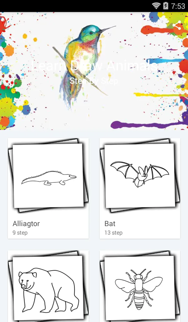 Drawing Animals | Indus Appstore | Screenshot