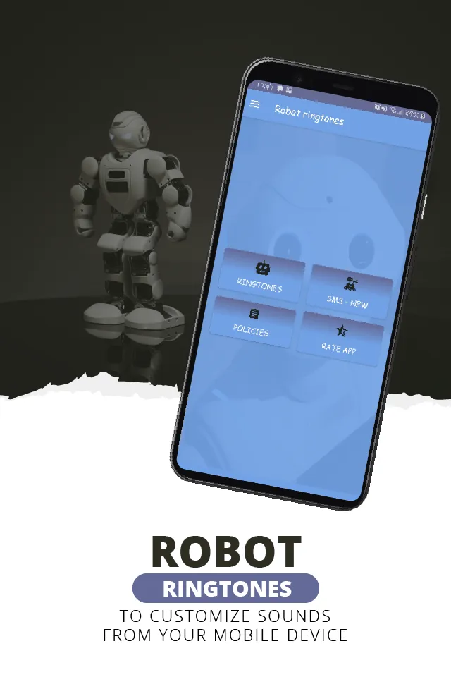 Robot ringtones, robot sounds | Indus Appstore | Screenshot