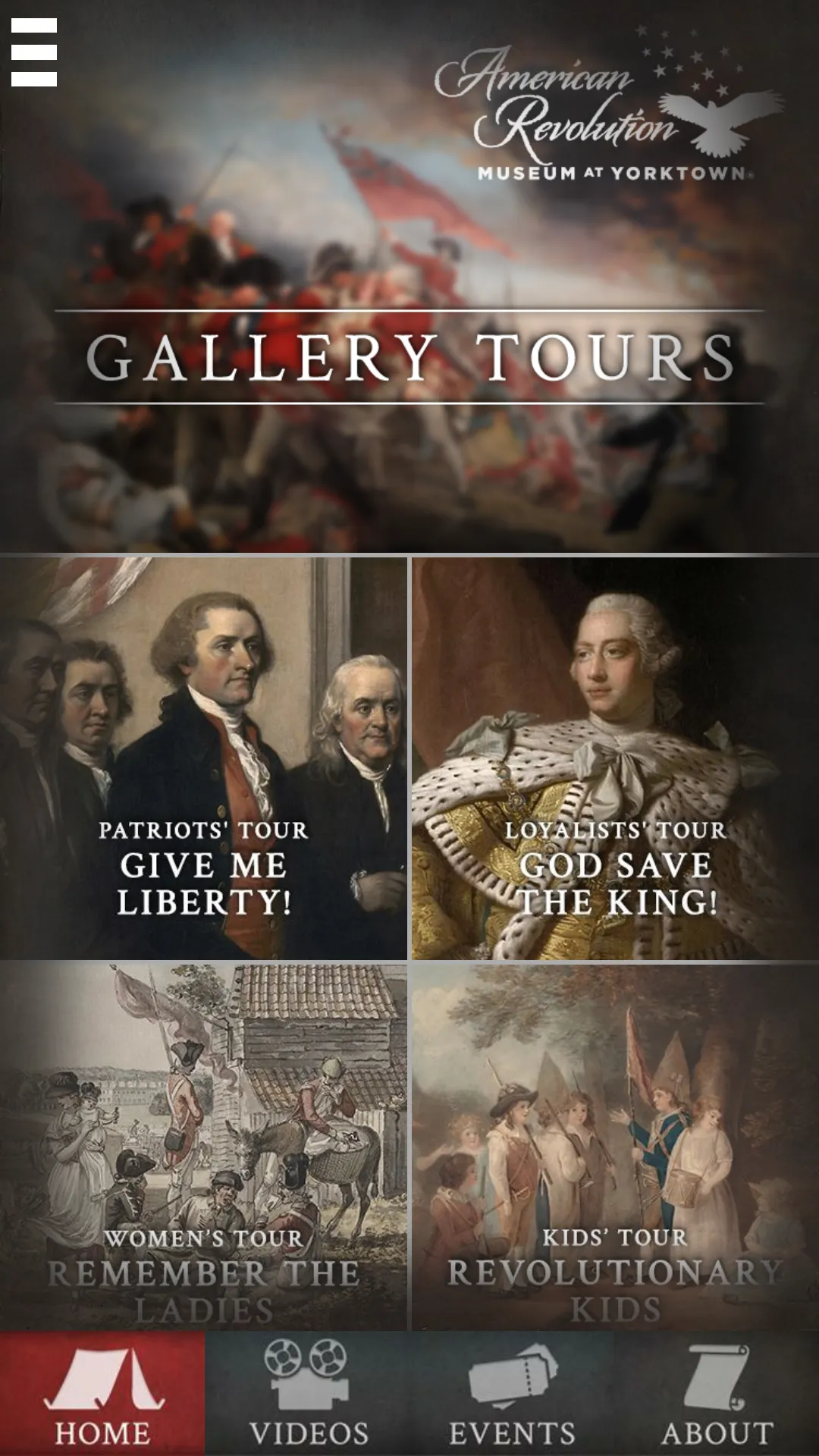 Yorktown Museum Gallery Tours | Indus Appstore | Screenshot