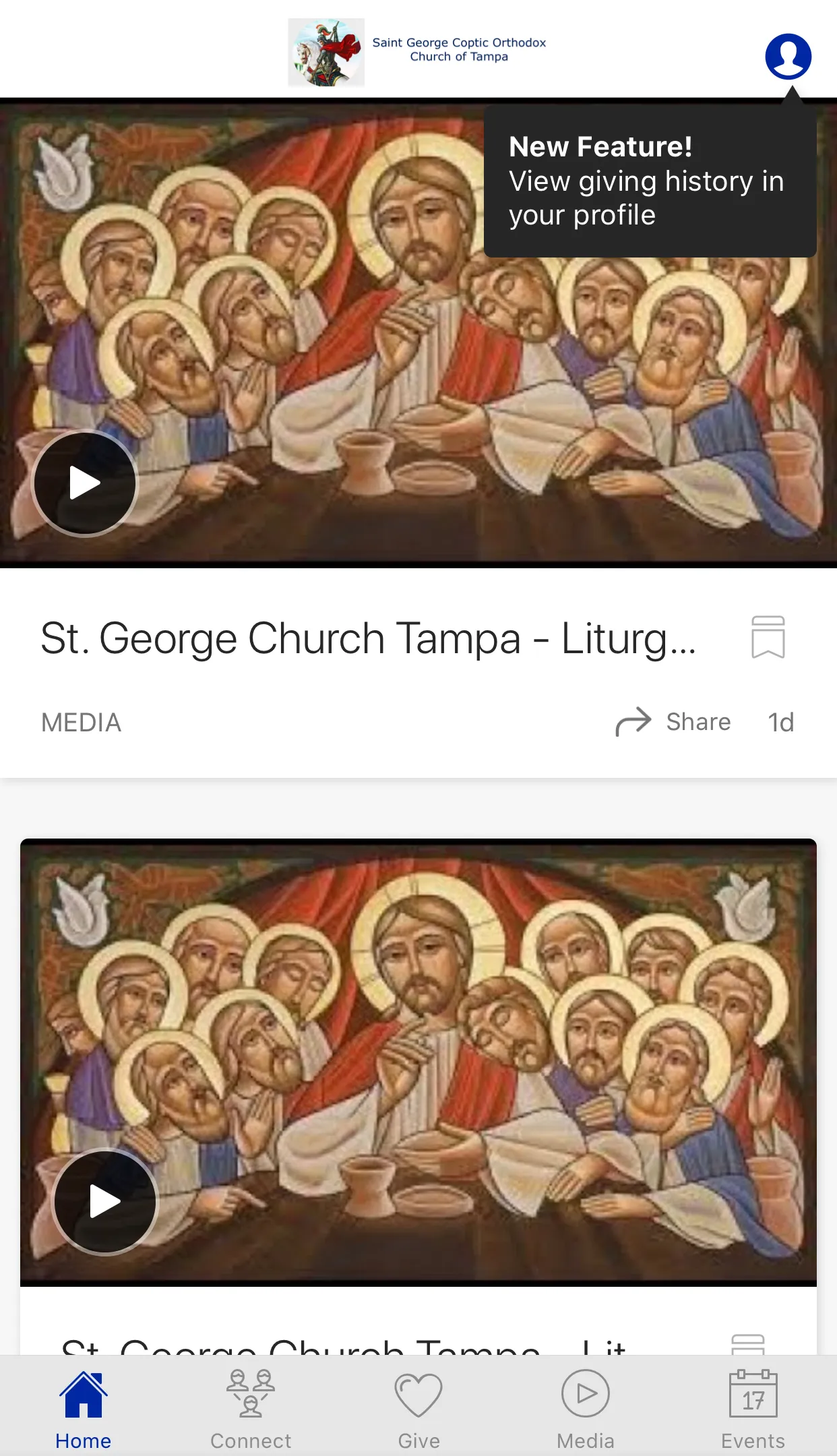 St George Coptic Church Tampa | Indus Appstore | Screenshot