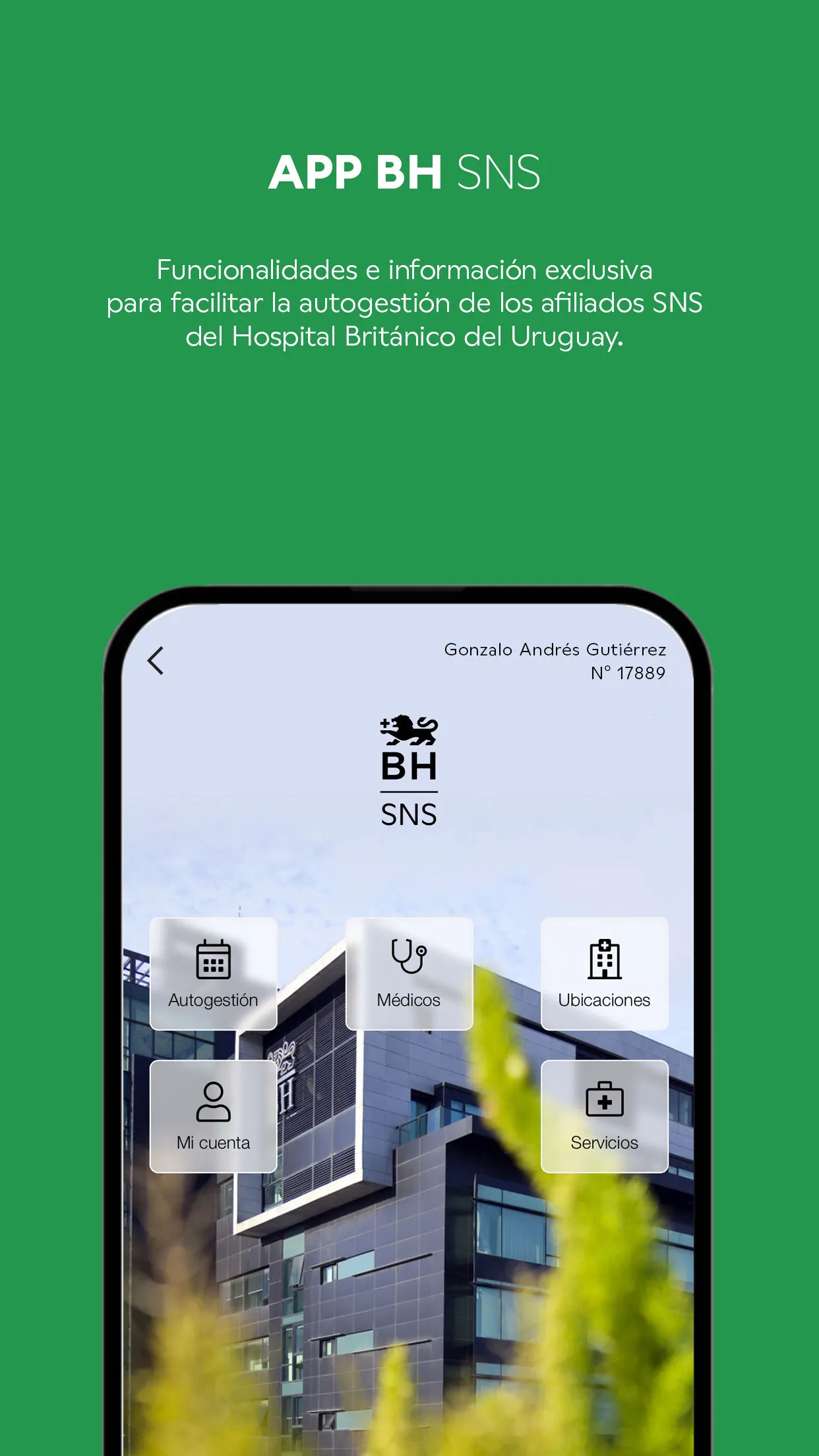 SNS Hospital Británico | Indus Appstore | Screenshot