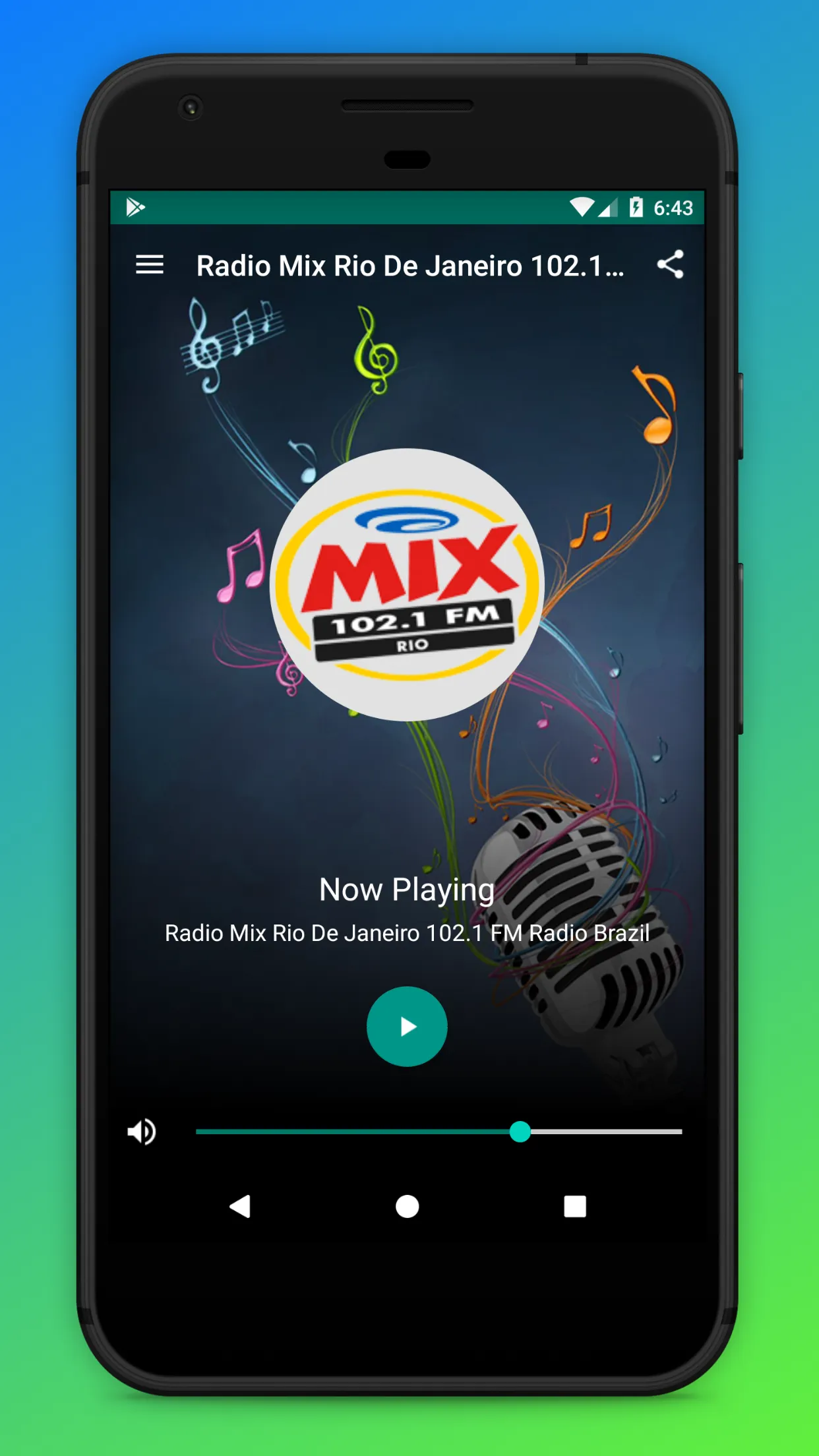 Rádio Mix Rio de Janeiro 102.1 | Indus Appstore | Screenshot