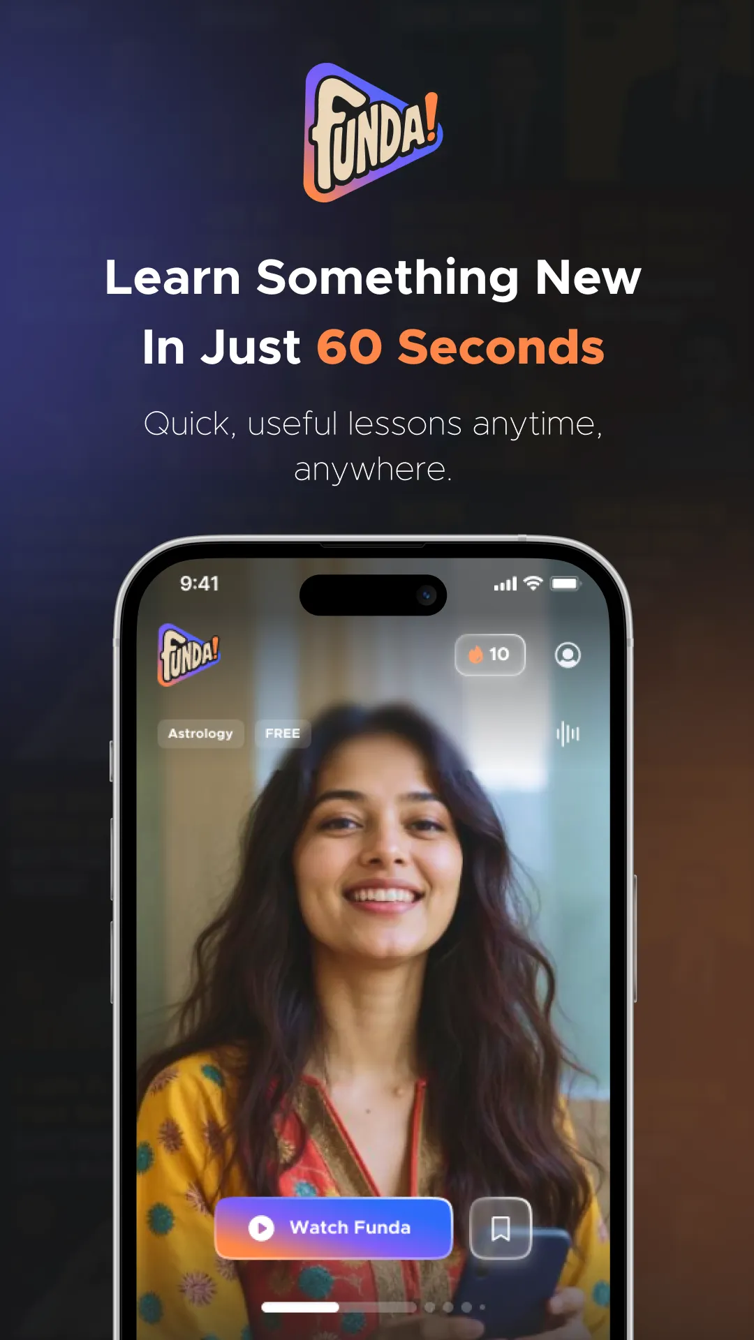 Funda: Daily learning in 1 Min | Indus Appstore | Screenshot