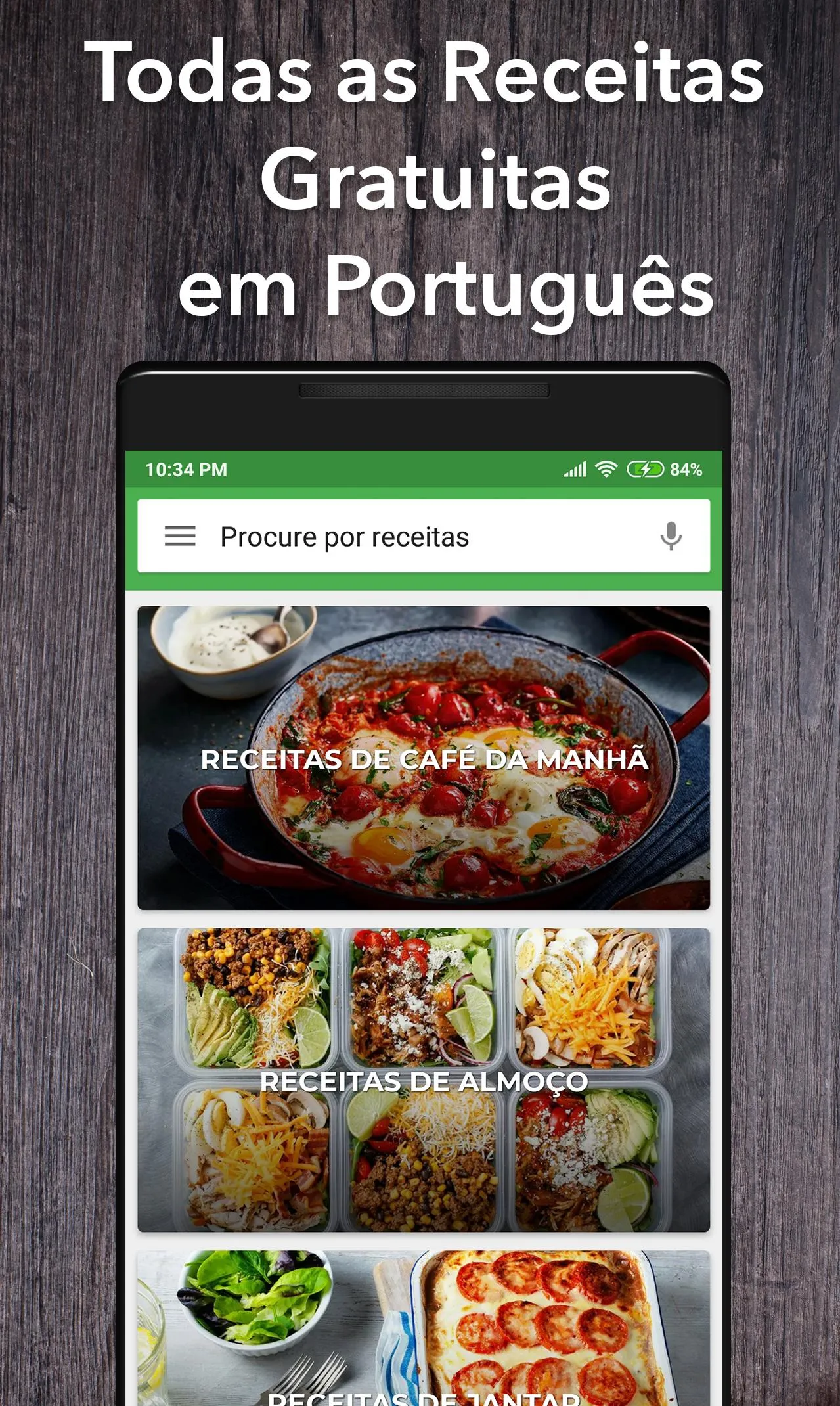 All recipes in Português | Indus Appstore | Screenshot