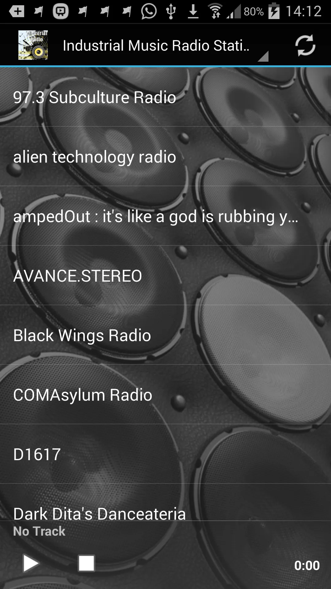 Industrial Music Radio | Indus Appstore | Screenshot