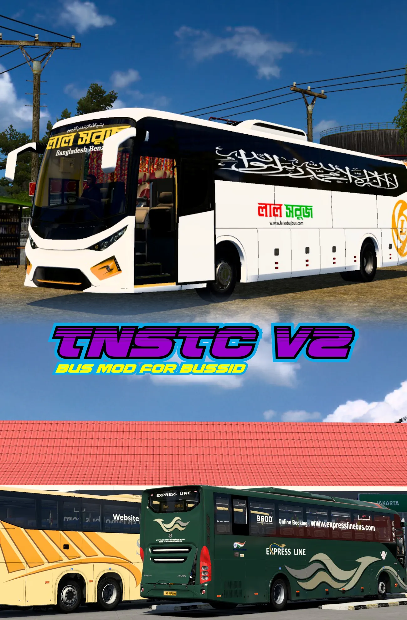 Tnstc Bus Mod Livery | Indus Appstore | Screenshot