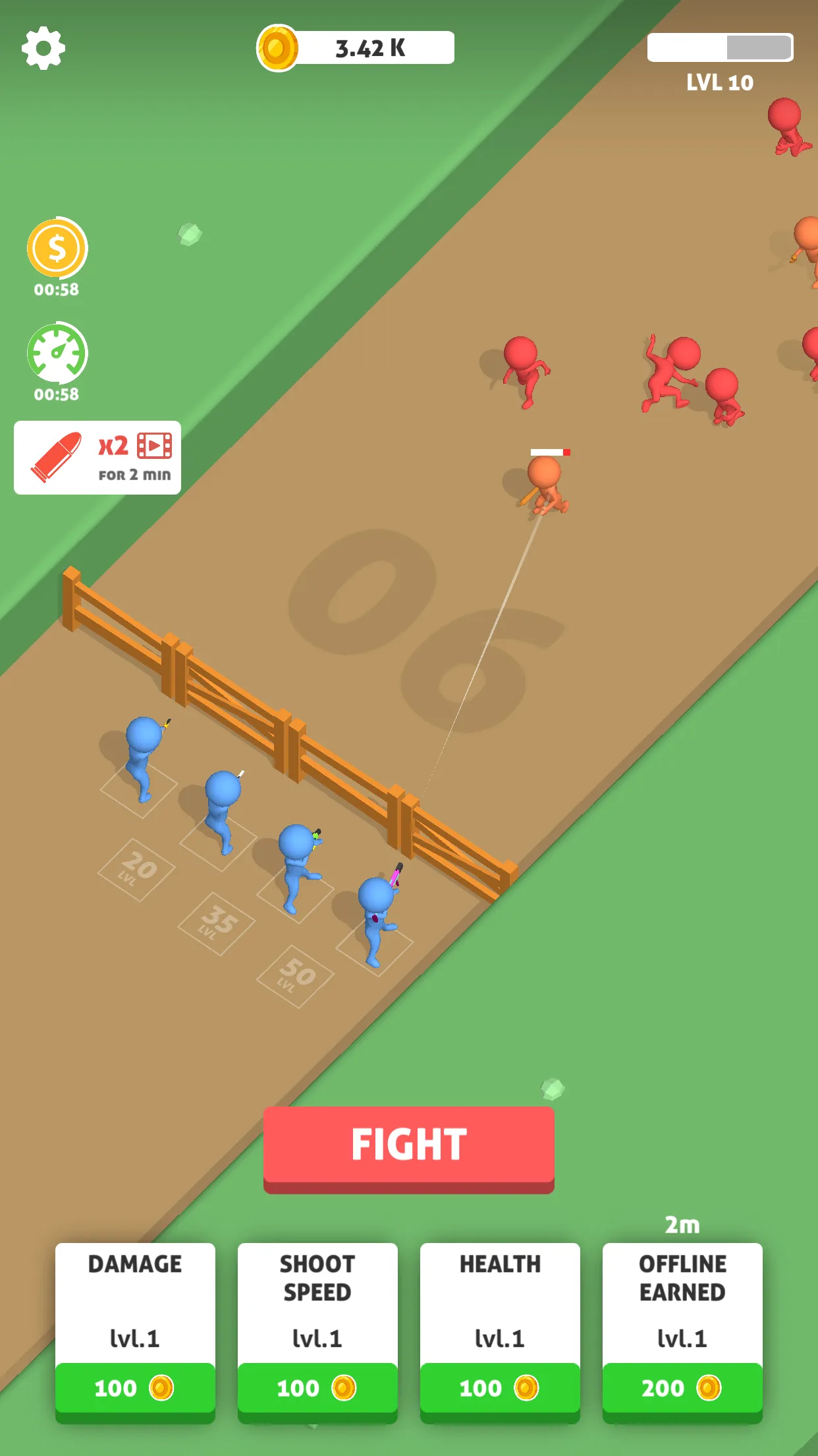 Idle Army: Stickman Gunners | Indus Appstore | Screenshot