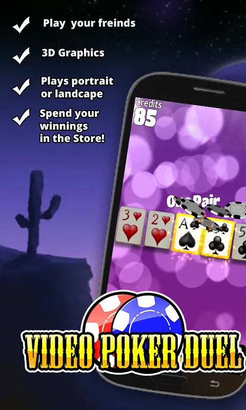 Video Poker Duel | Indus Appstore | Screenshot