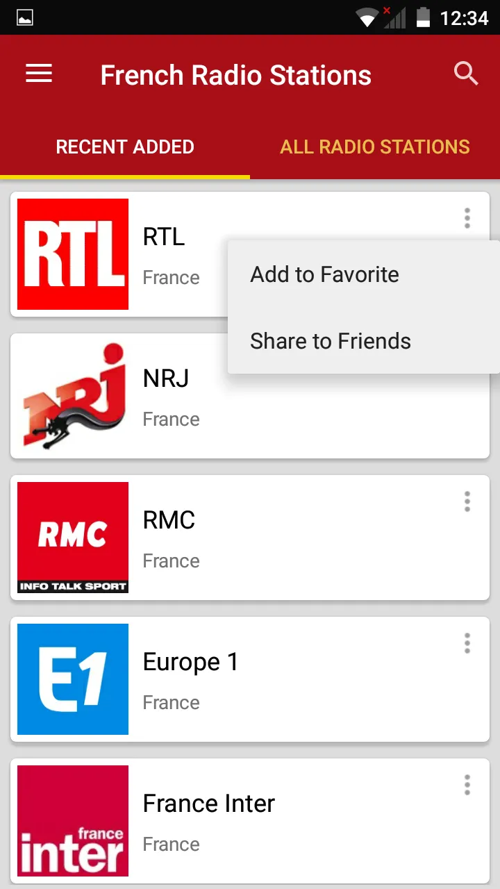 France Radio Stations | Indus Appstore | Screenshot