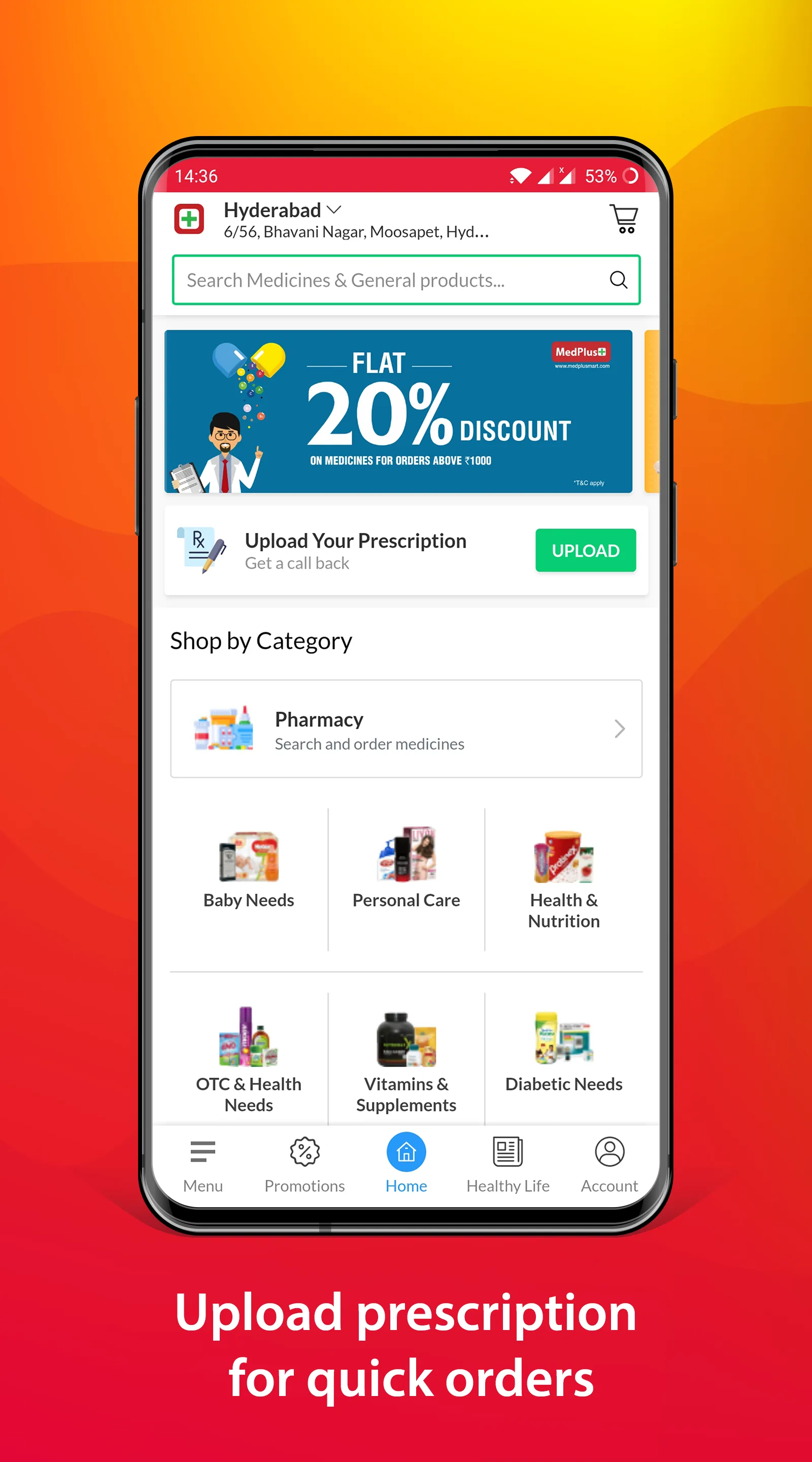 MedPlus Mart - Online Pharmacy | Indus Appstore | Screenshot