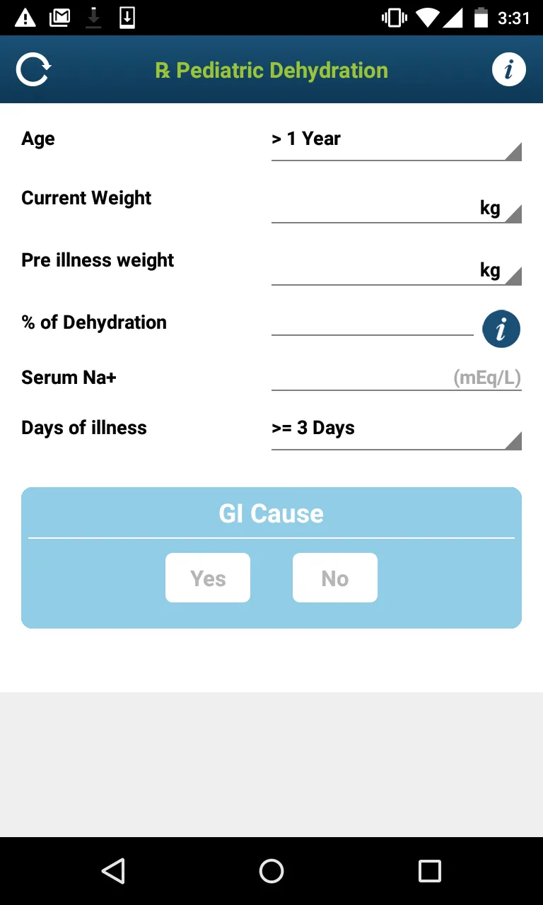 Rx Pediatric Dehydration | Indus Appstore | Screenshot