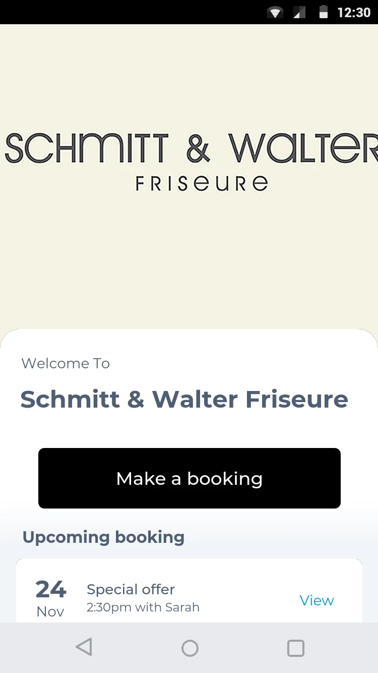 Schmitt & Walter Friseure | Indus Appstore | Screenshot