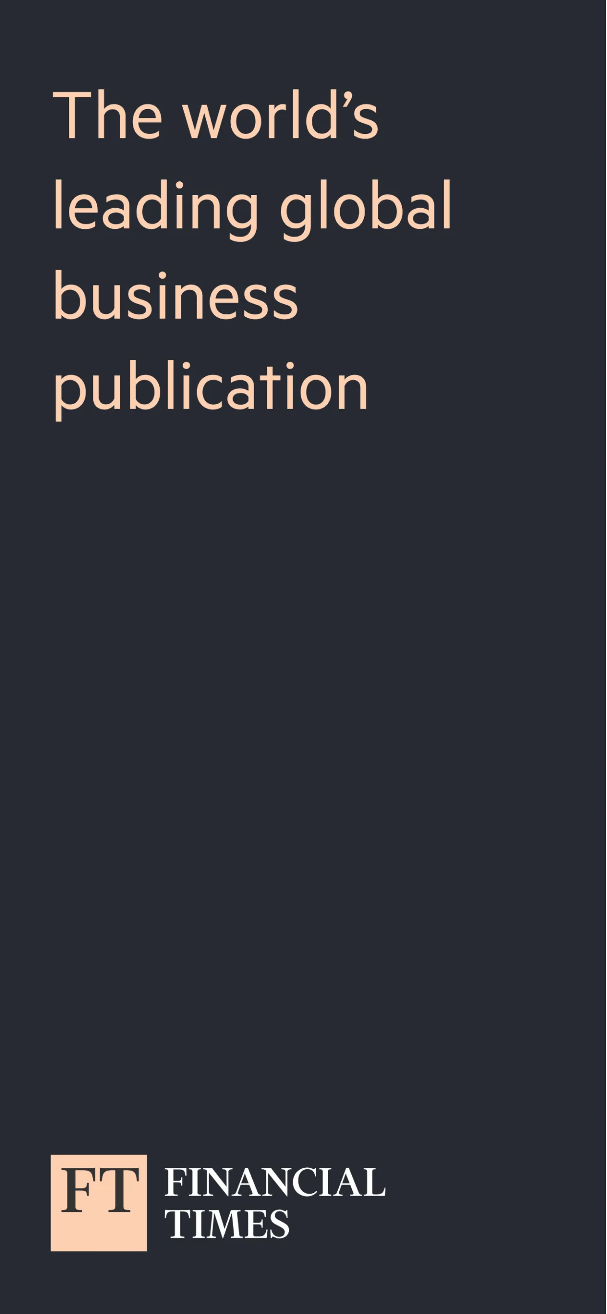 Financial Times: Business News | Indus Appstore | Screenshot