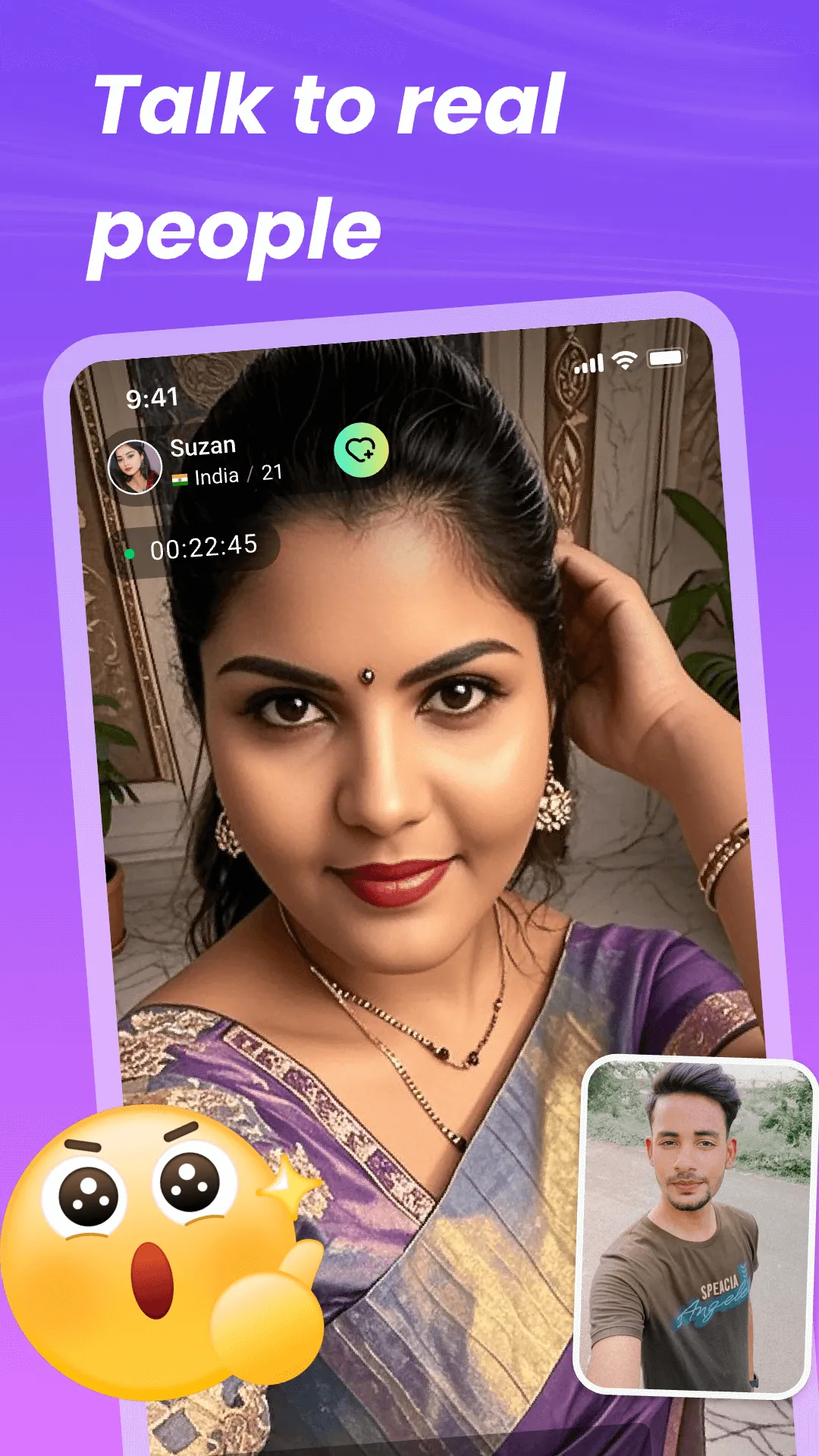 Blom lite : Video chat & Meet | Indus Appstore | Screenshot