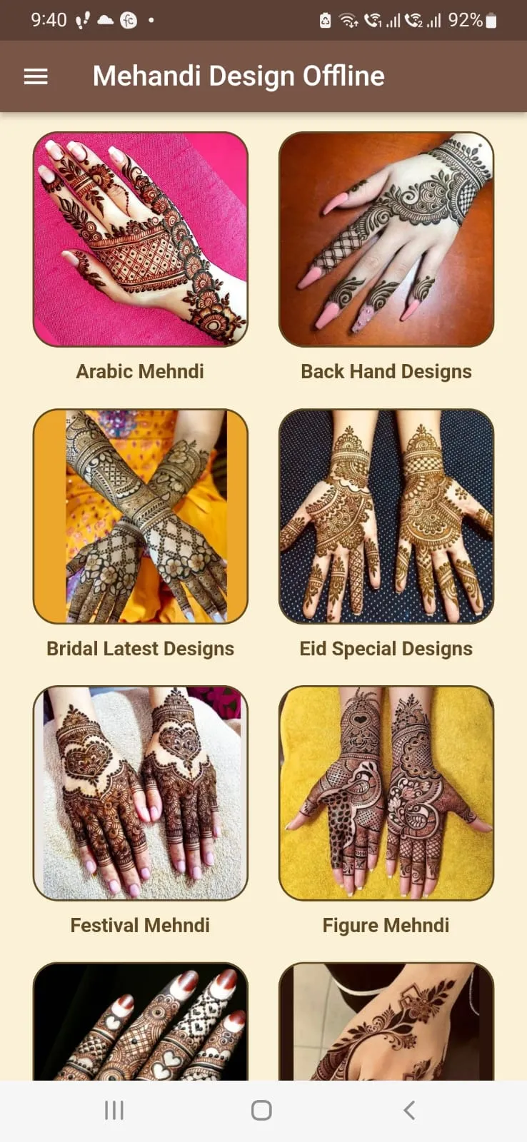 Mehandi Design Offline | Indus Appstore | Screenshot