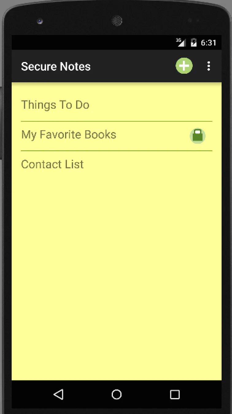 Secure Notes | Indus Appstore | Screenshot