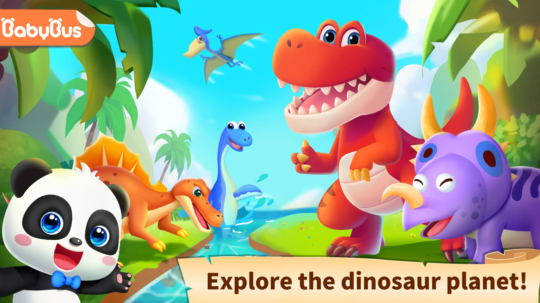 Baby Panda’s Dinosaur Planet | Indus Appstore | Screenshot