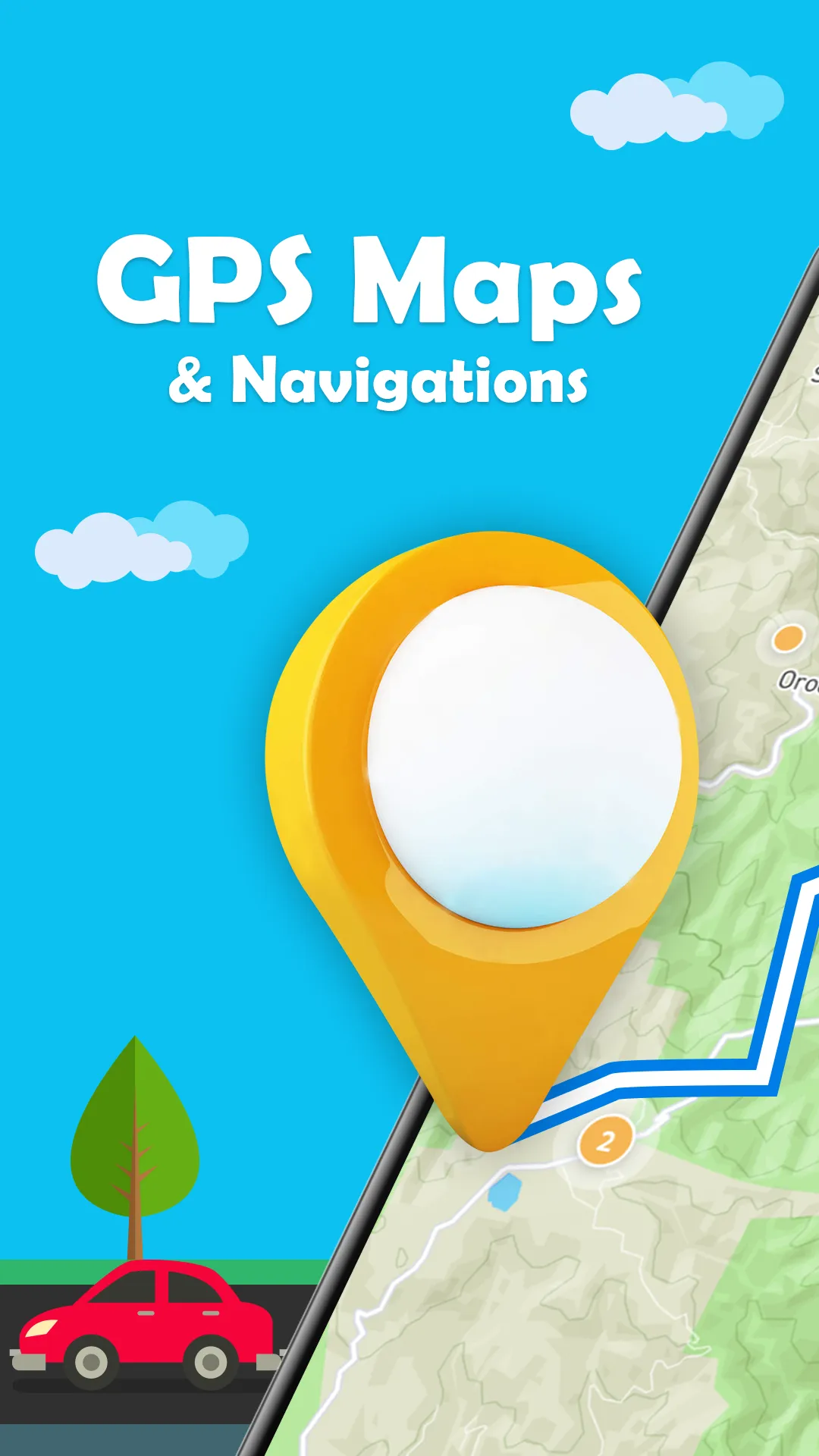 Maps, GPS & Driving Directions | Indus Appstore | Screenshot