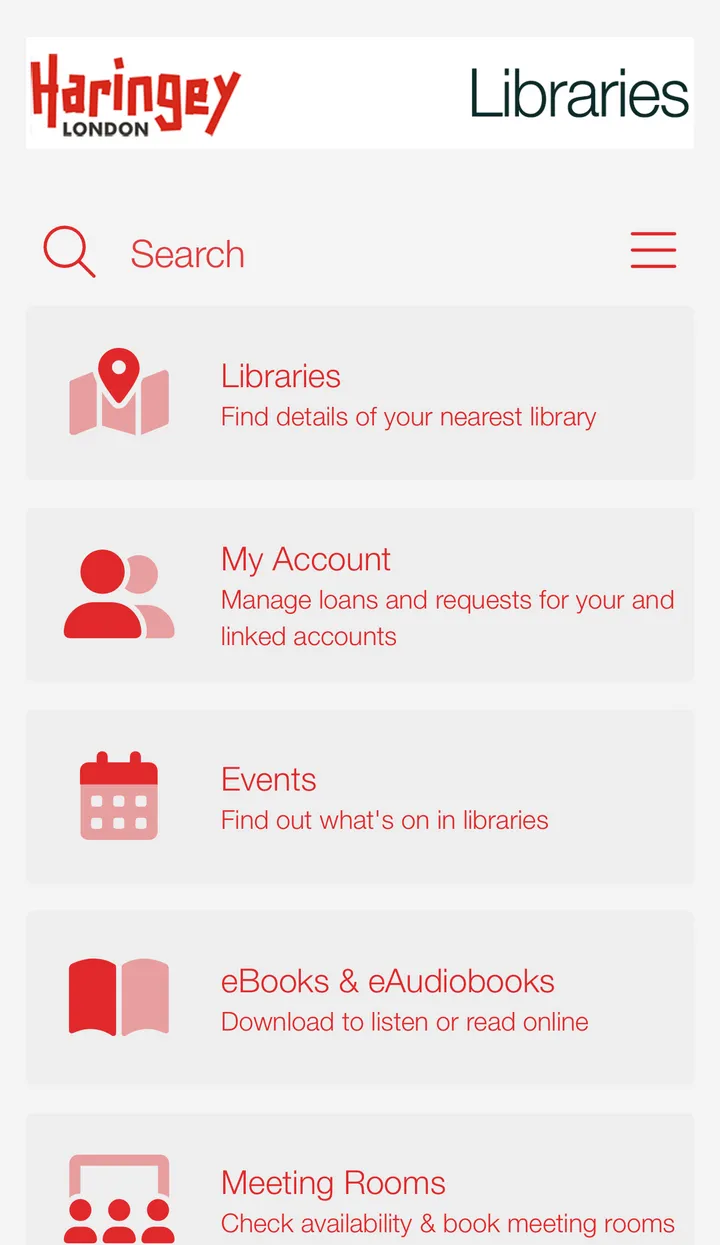 Haringey Libraries | Indus Appstore | Screenshot