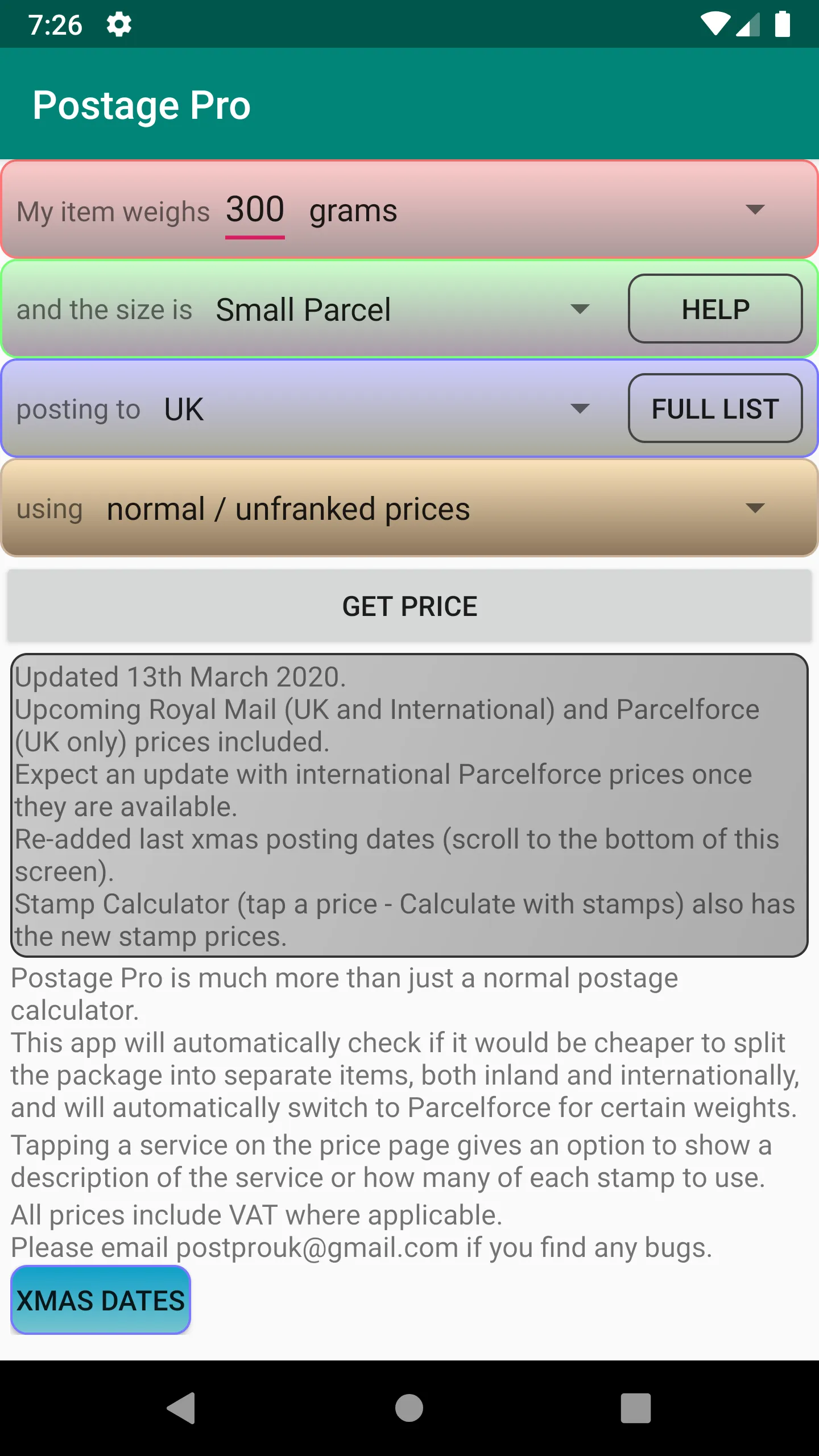 Postage Pro UK -Nov2024 update | Indus Appstore | Screenshot