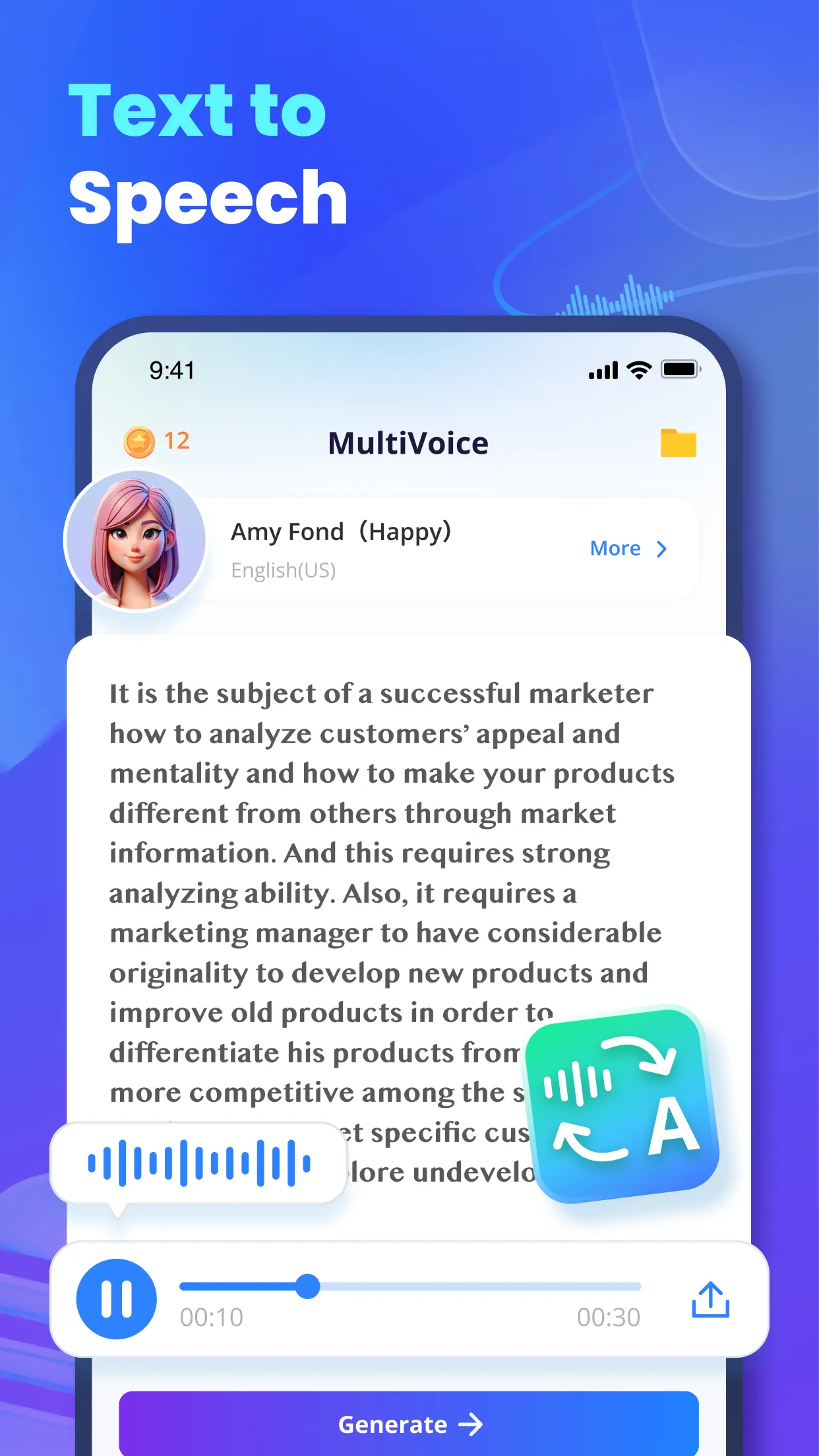 VoxBox -Text to Speech Toolbox | Indus Appstore | Screenshot