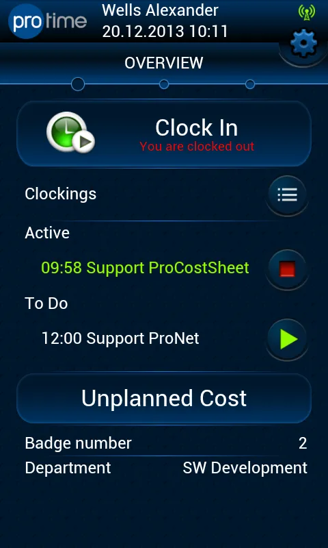 Protime ProMobile | Indus Appstore | Screenshot