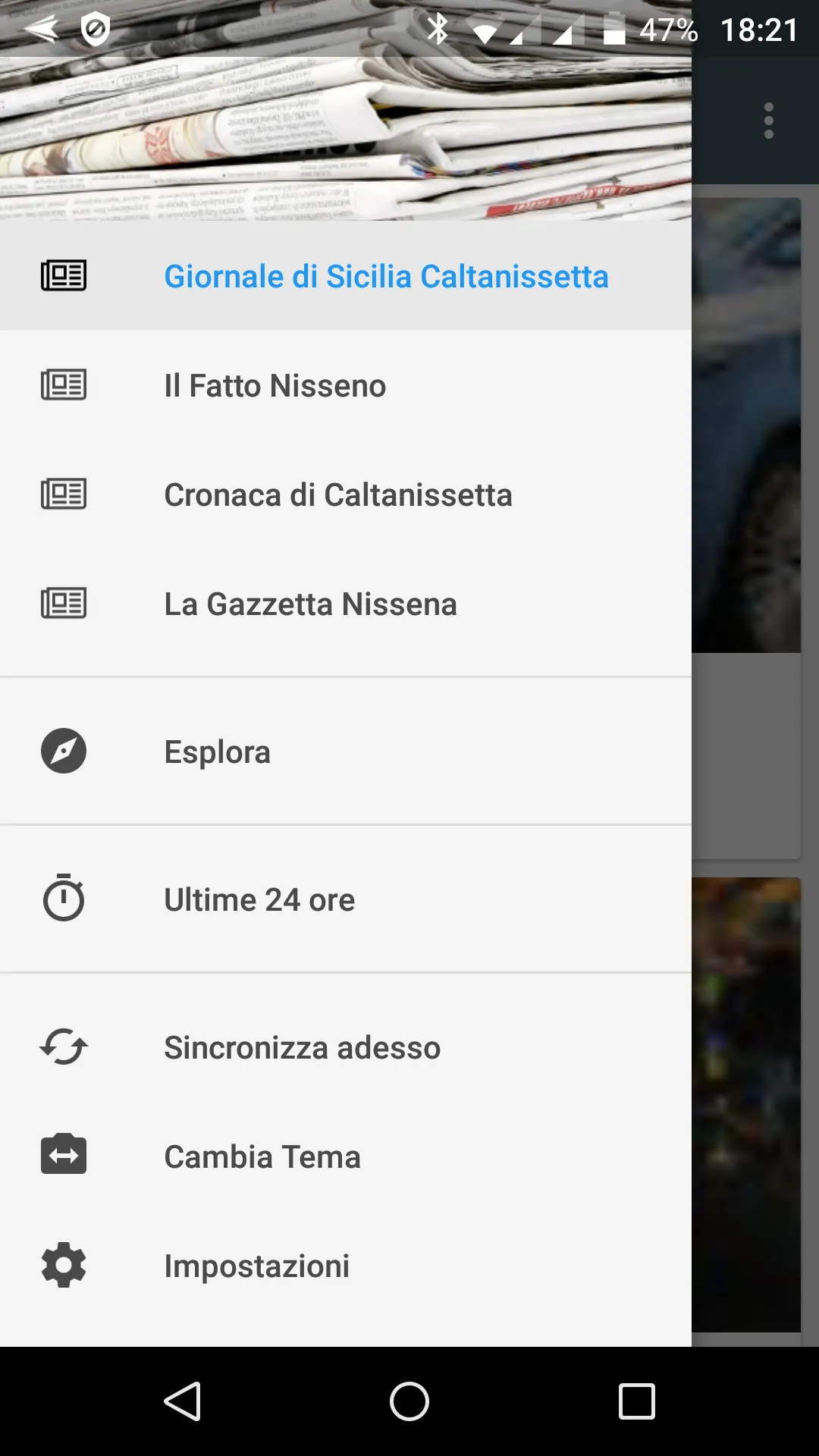 Caltanissetta notizie locali | Indus Appstore | Screenshot