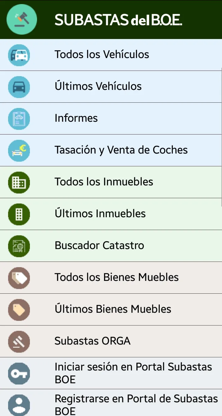 Subastas del B.O.E. | Indus Appstore | Screenshot